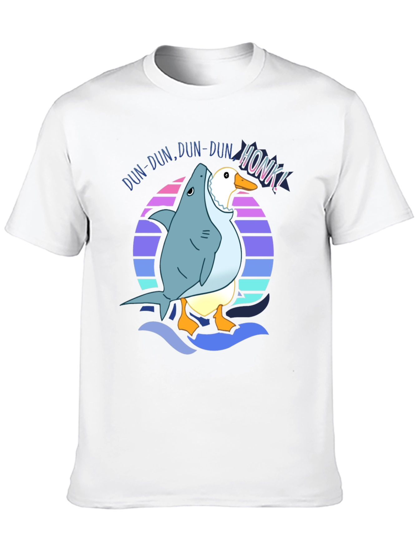 Shark Duck Humor T-Shirt