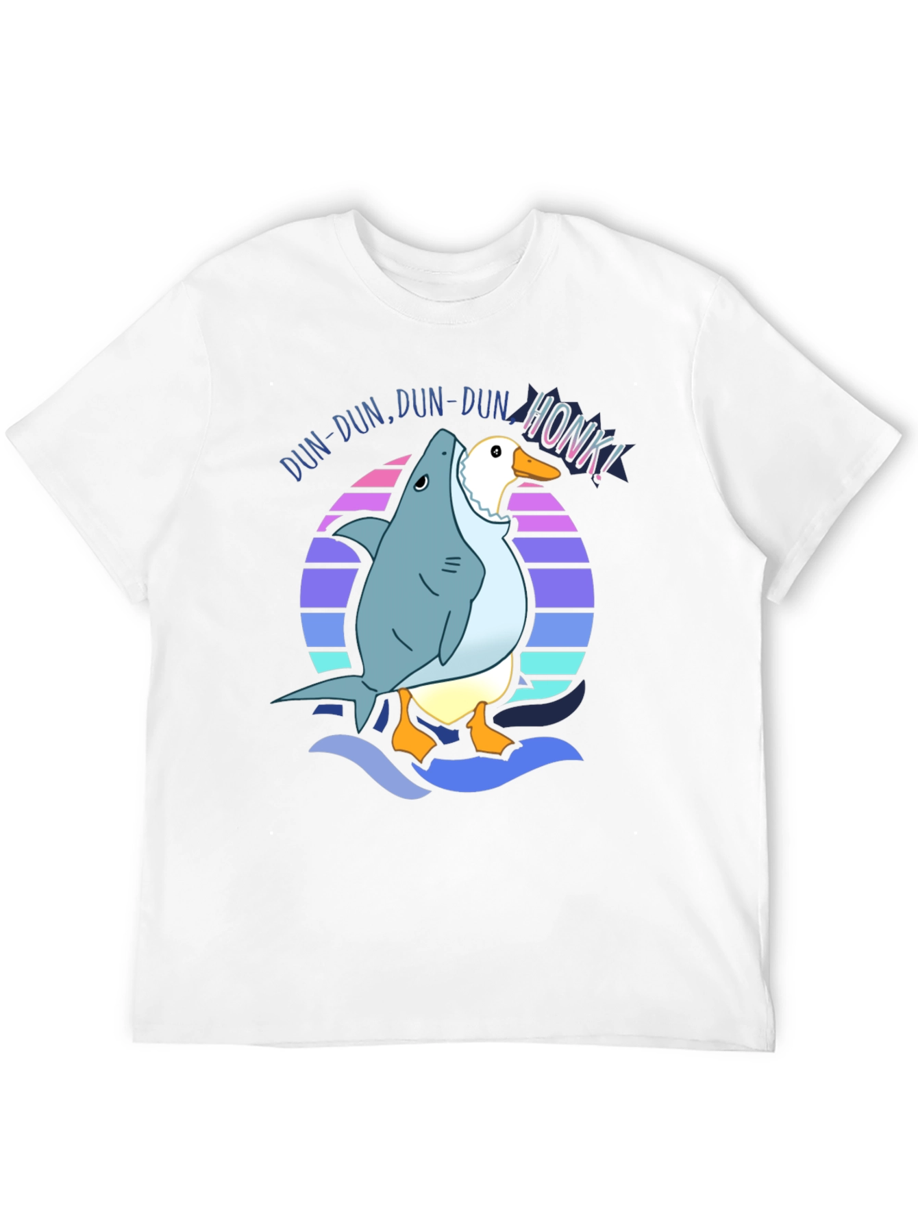 Shark Duck Humor T-Shirt