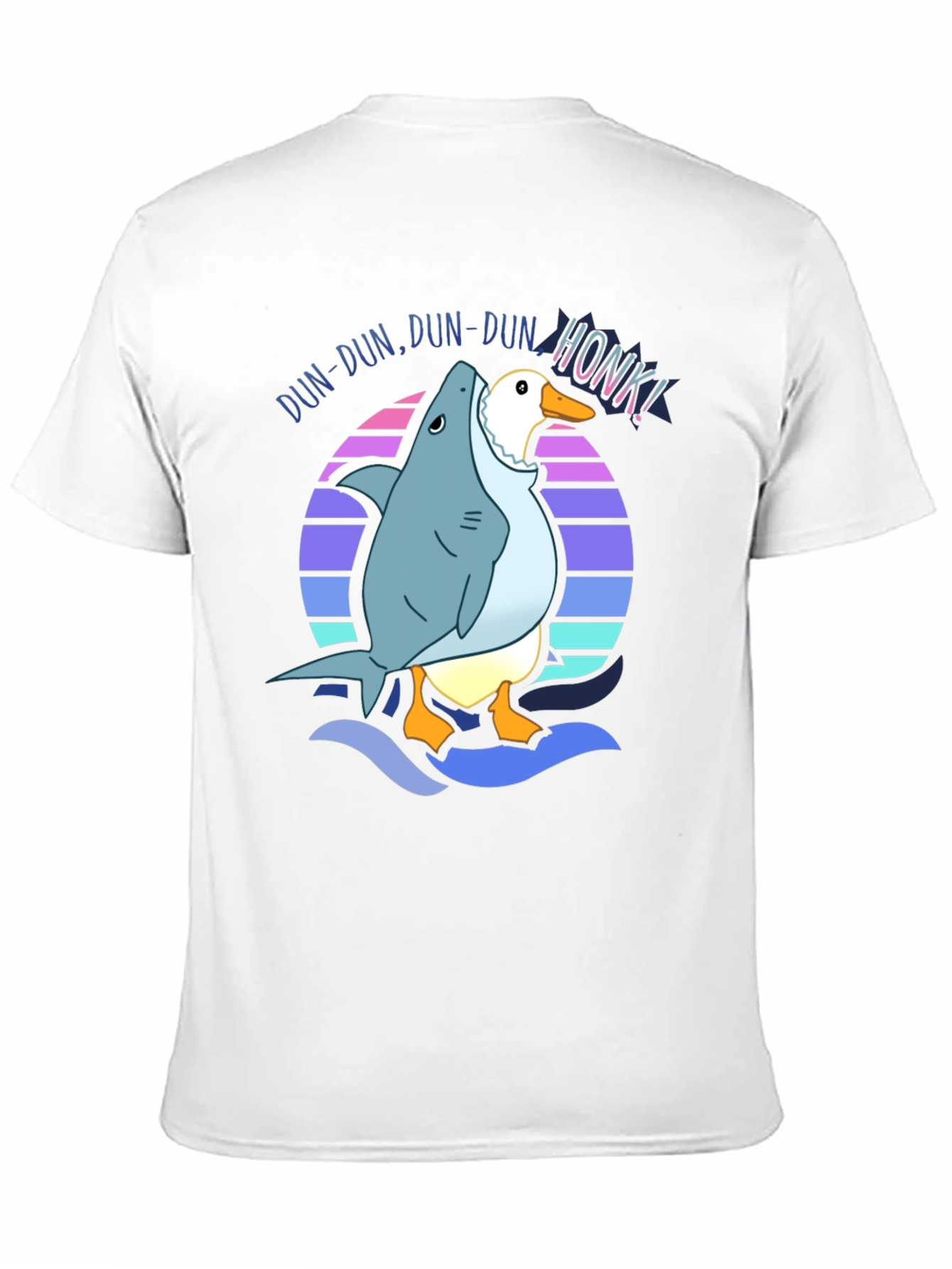 Shark Duck Humor T-Shirt