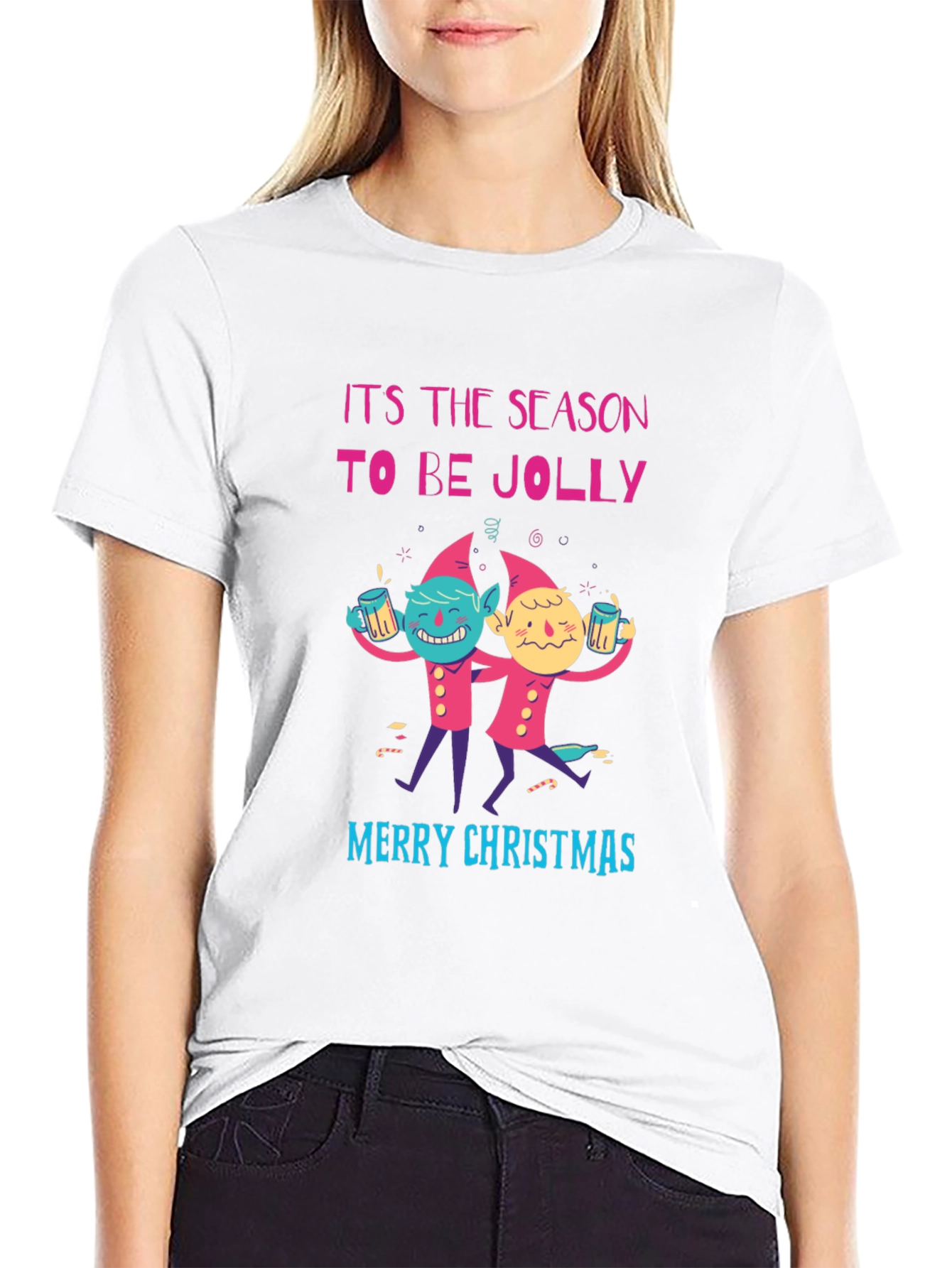 Festive Christmas T-Shirt: Season to be Jolly