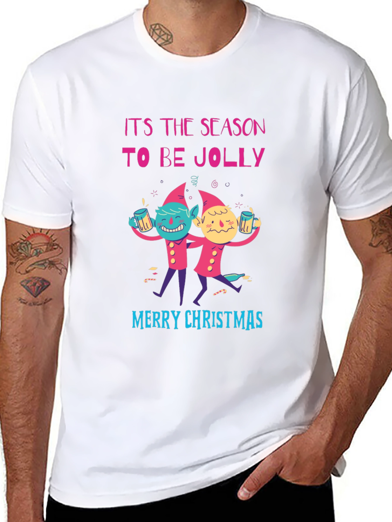 Festive Christmas T-Shirt: Season to be Jolly