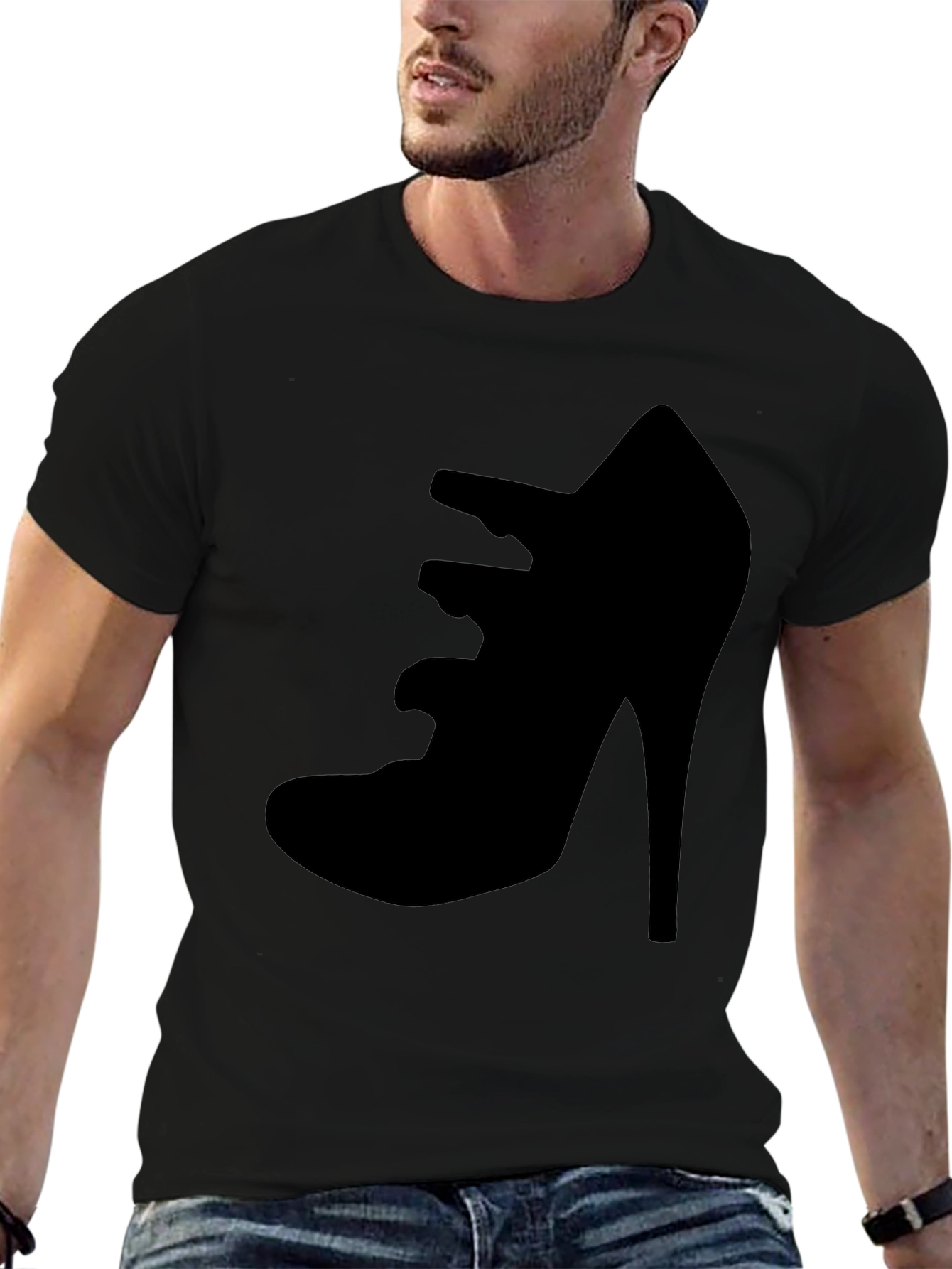 Black Shoe Graphic T-Shirt