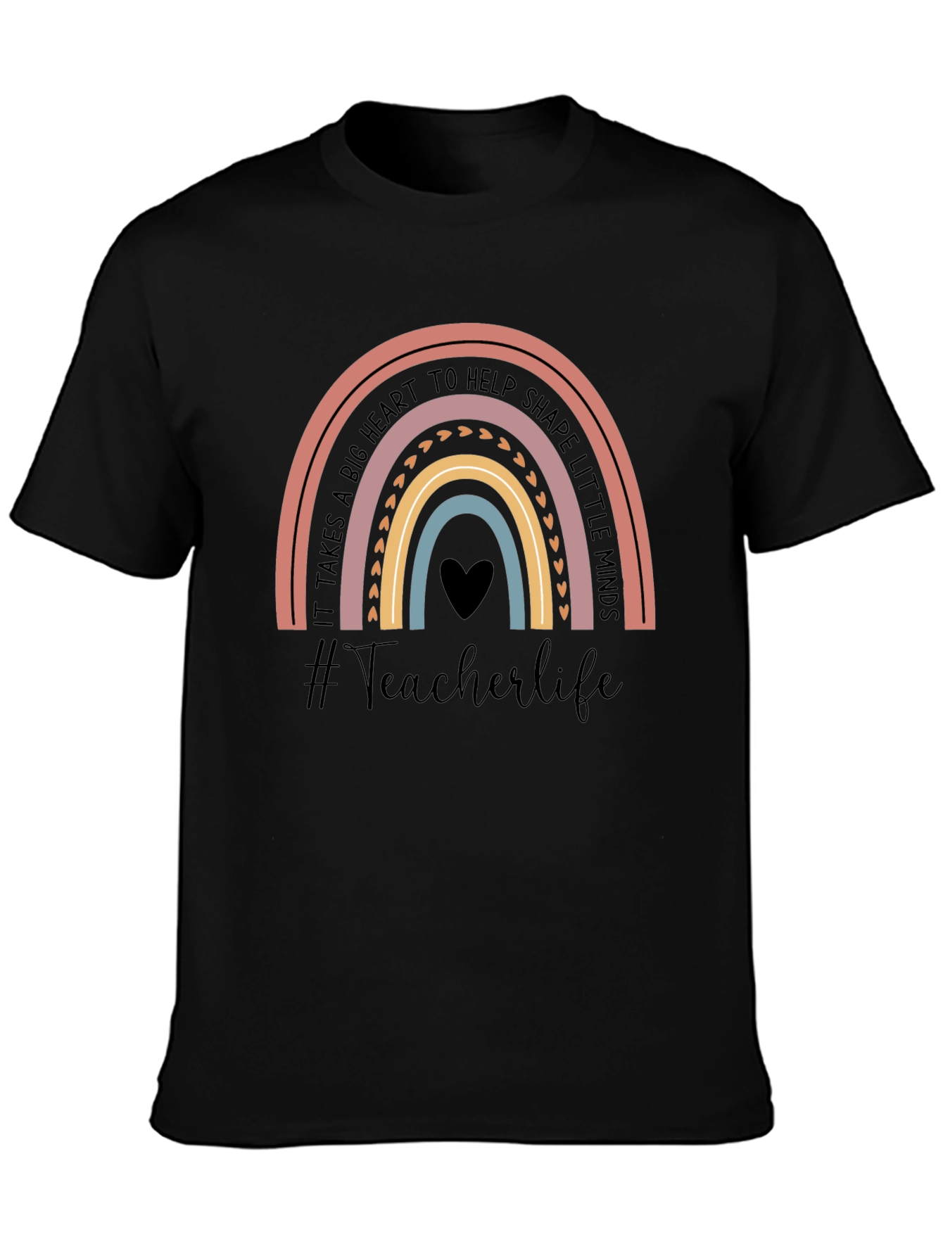 Teacher Life Rainbow Graphic Tee