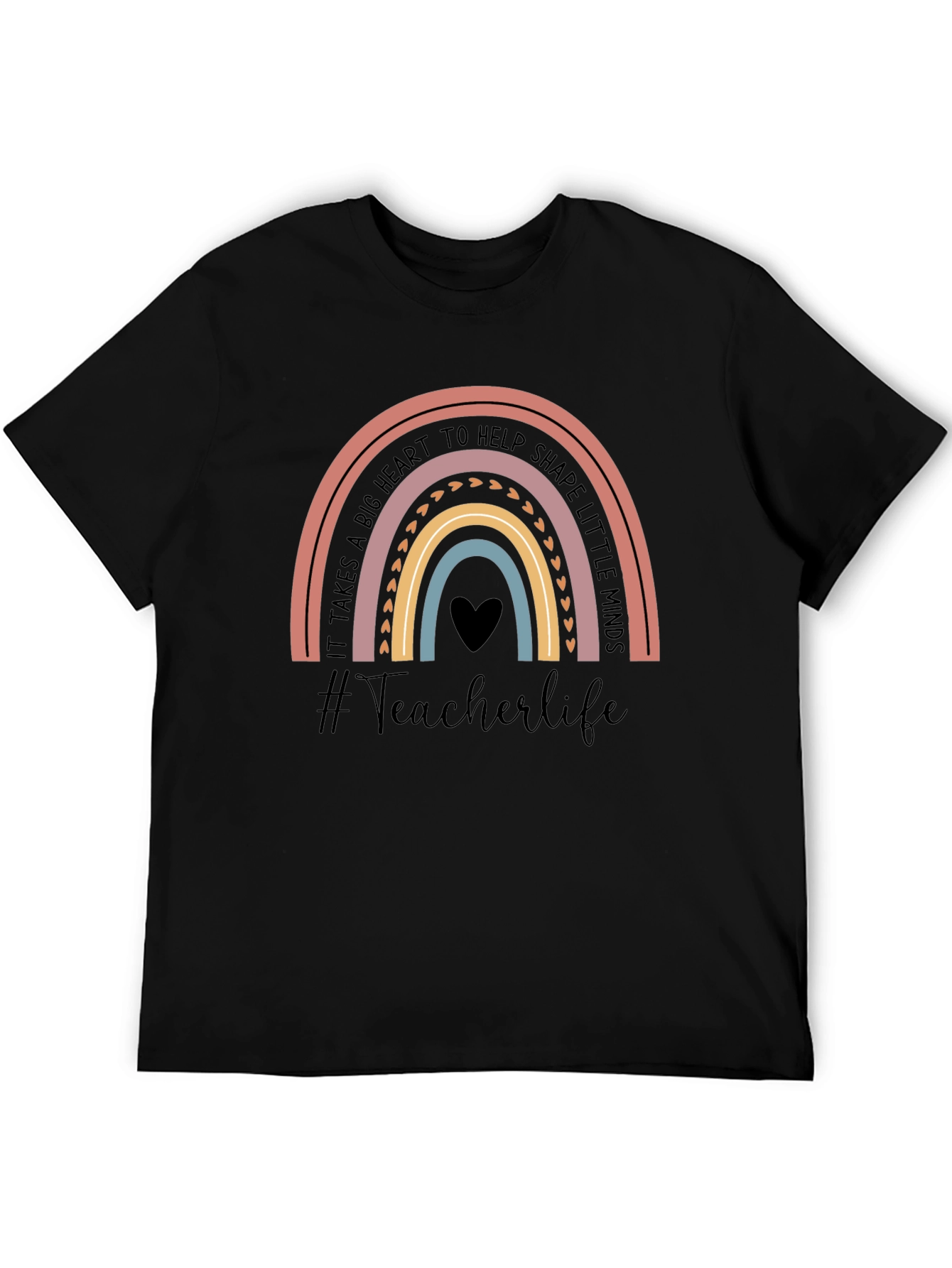 Teacher Life Rainbow Graphic Tee
