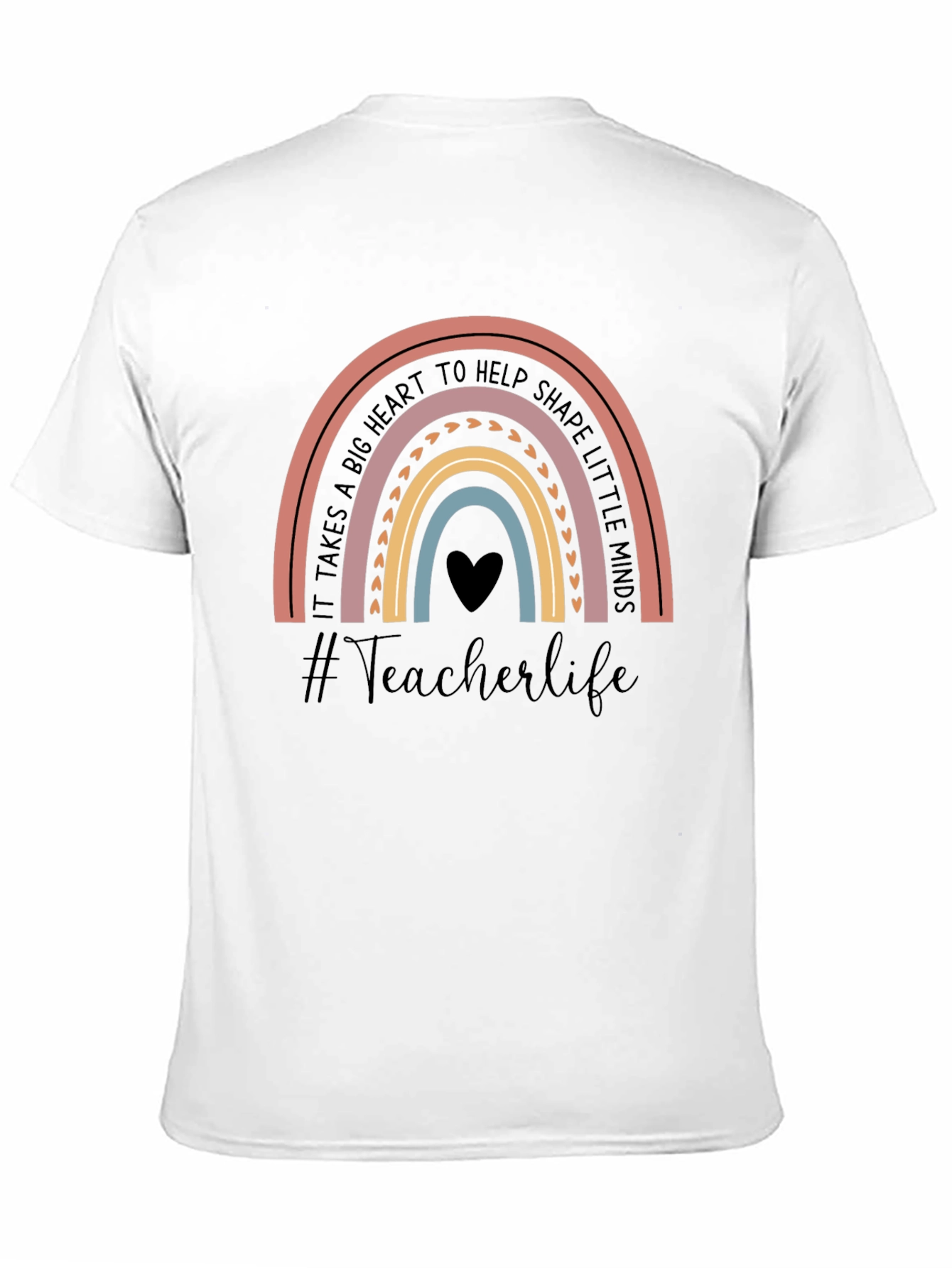 Teacher Life Rainbow Graphic Tee