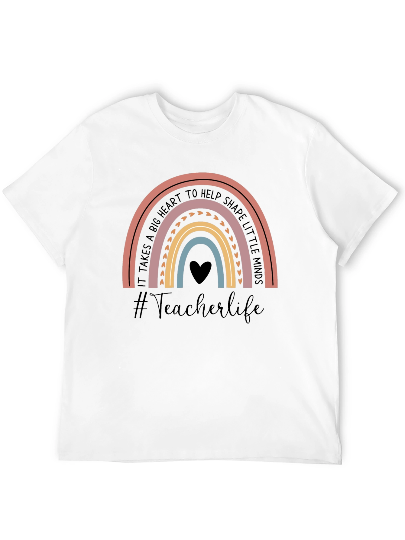 Teacher Life Rainbow Graphic Tee