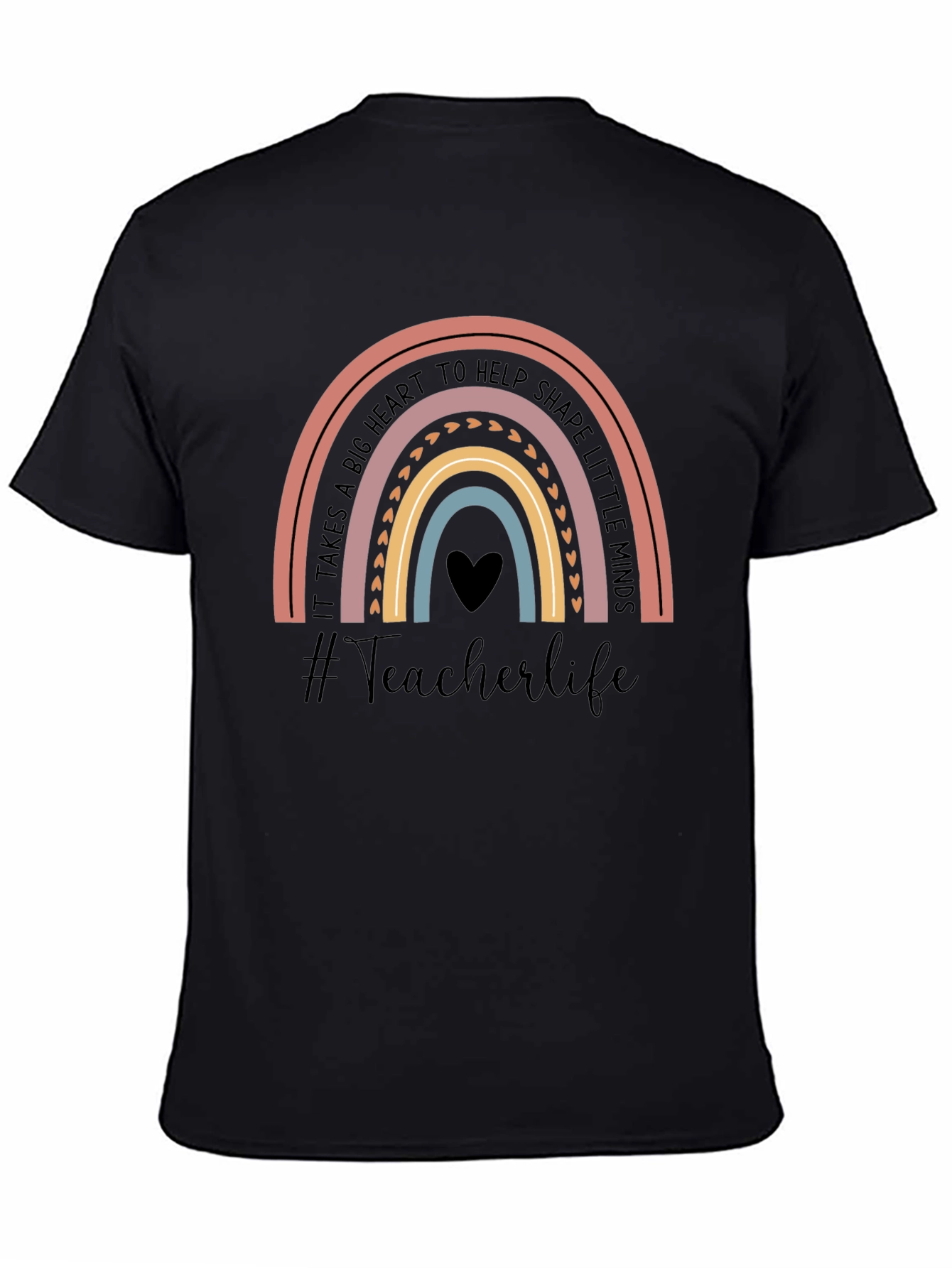 Teacher Life Rainbow Graphic Tee