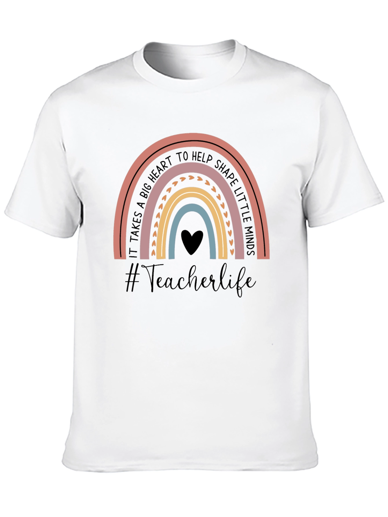 Teacher Life Rainbow Graphic Tee