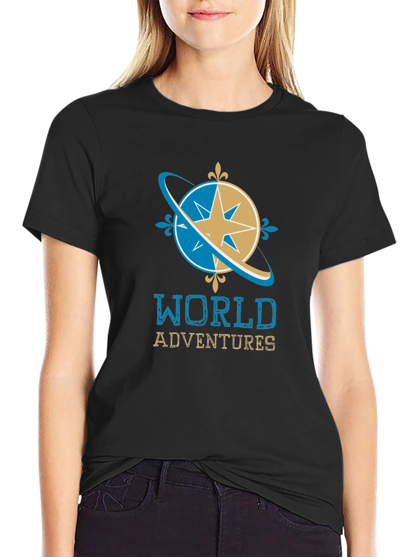 World Adventures Graphic Tee - Stylish Travel Shirt