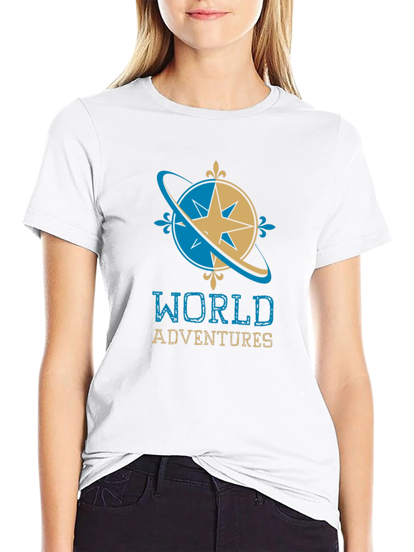 World Adventures Graphic Tee - Stylish Travel Shirt