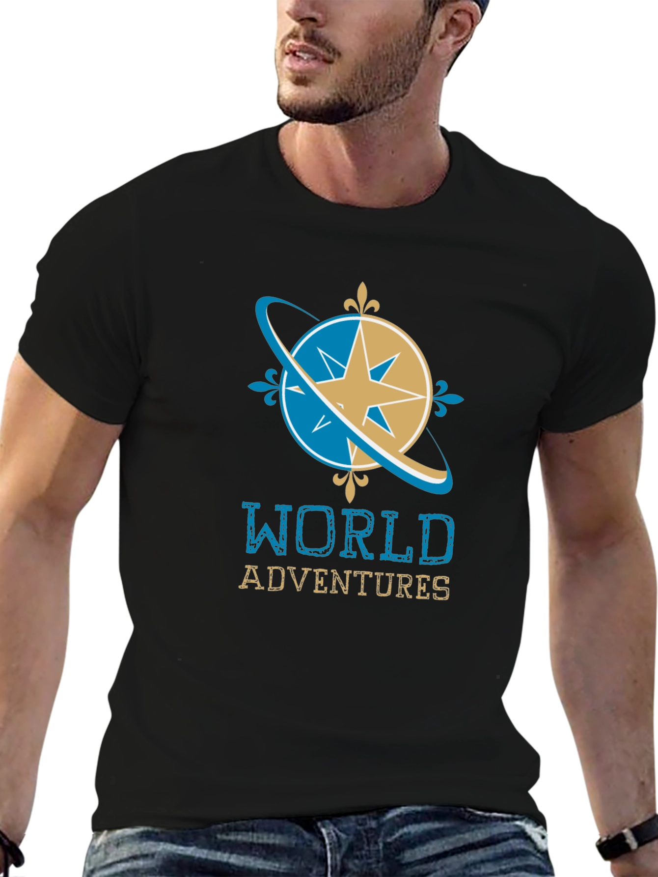 World Adventures Graphic Tee - Stylish Travel Shirt