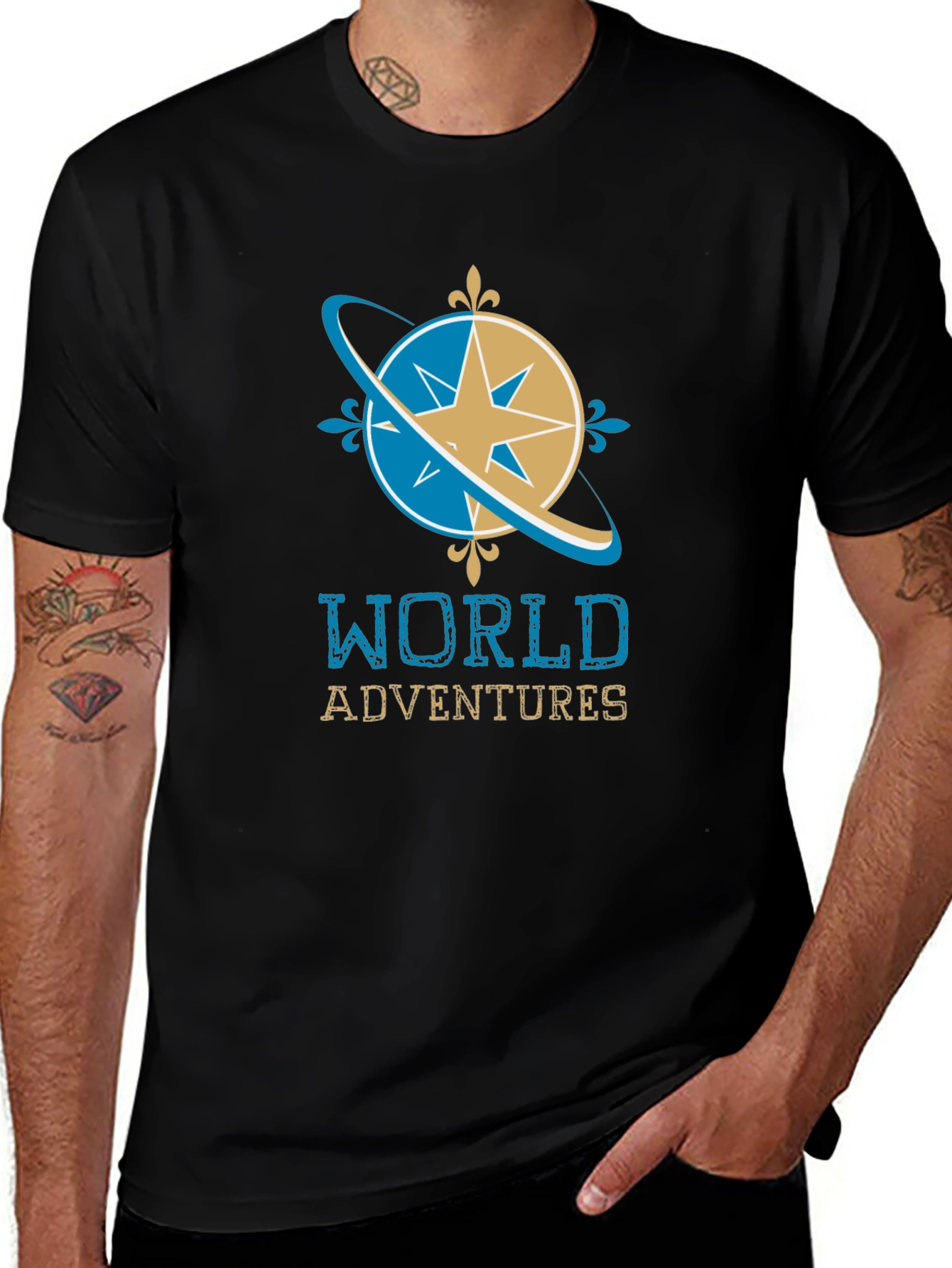 World Adventures Graphic Tee - Stylish Travel Shirt