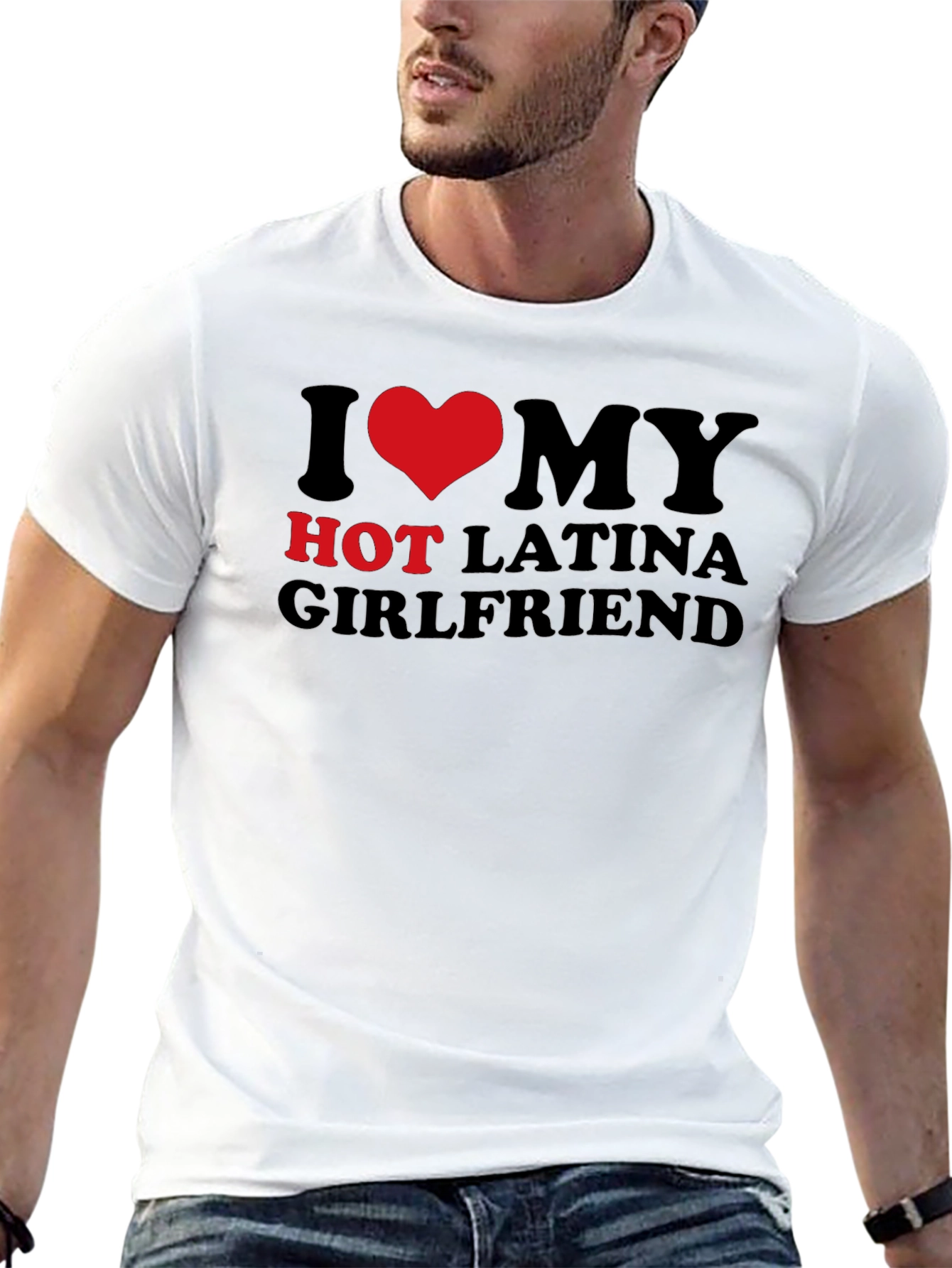I Heart My Hot Latina Girlfriend T-Shirt