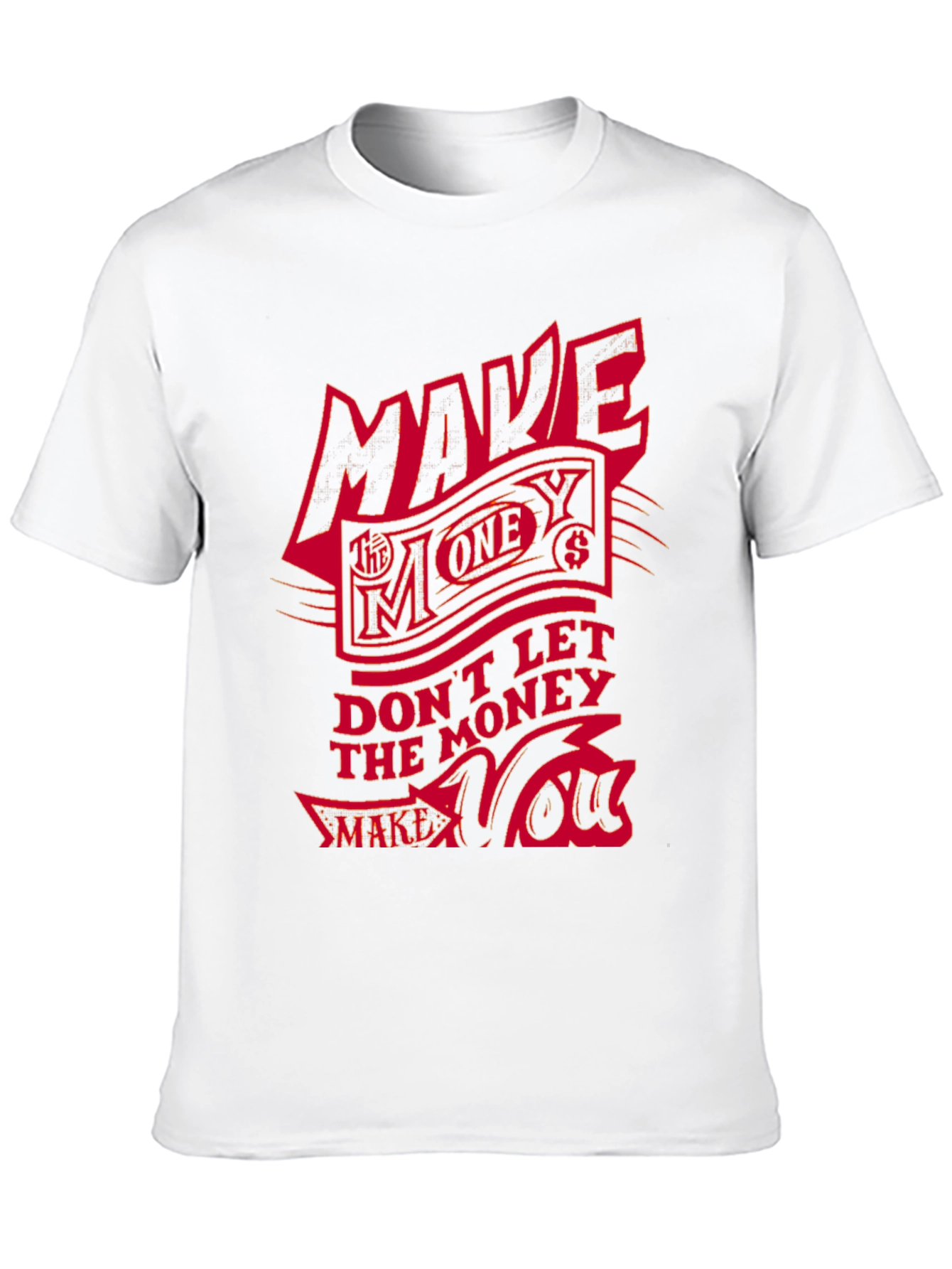 Make Money Graphic Print Tee - Black