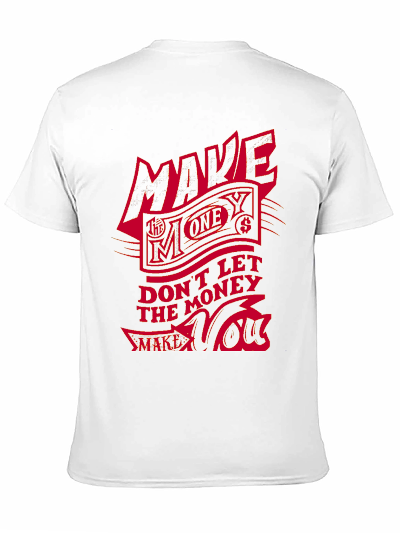 Make Money Graphic Print Tee - Black