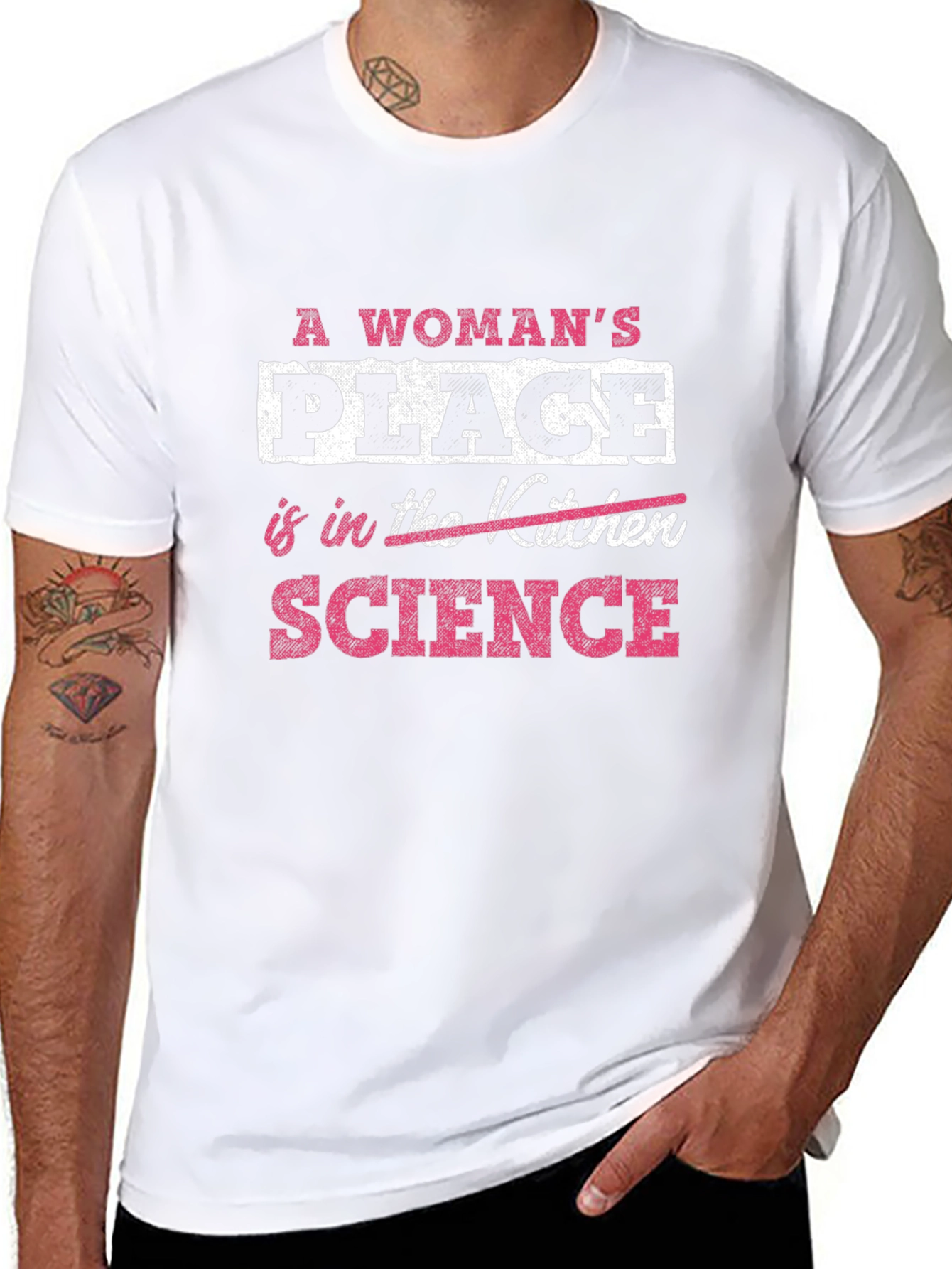 Empowered Womans Science Tee