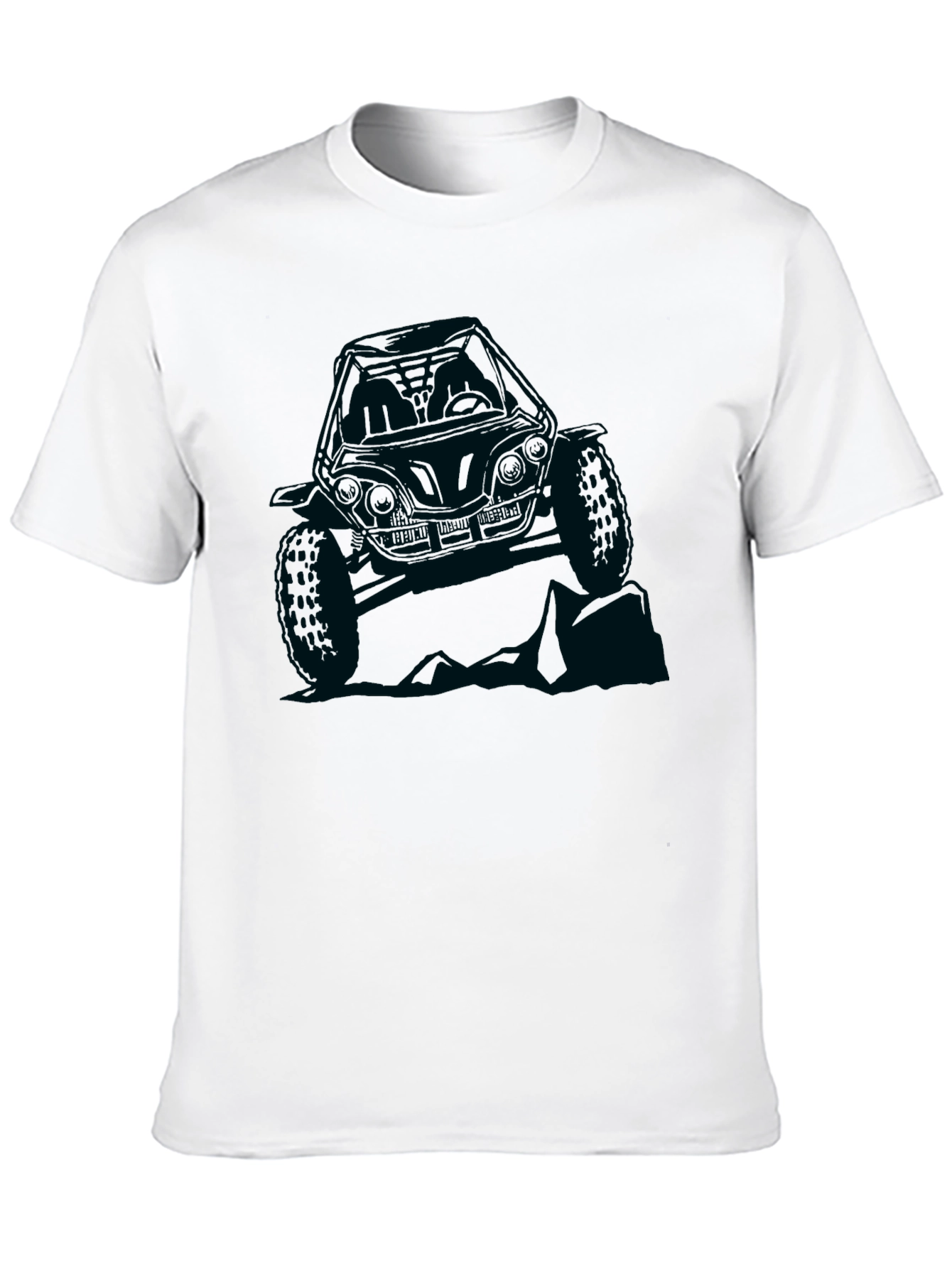 Off-Road Buggy Graphic T-Shirt - Black