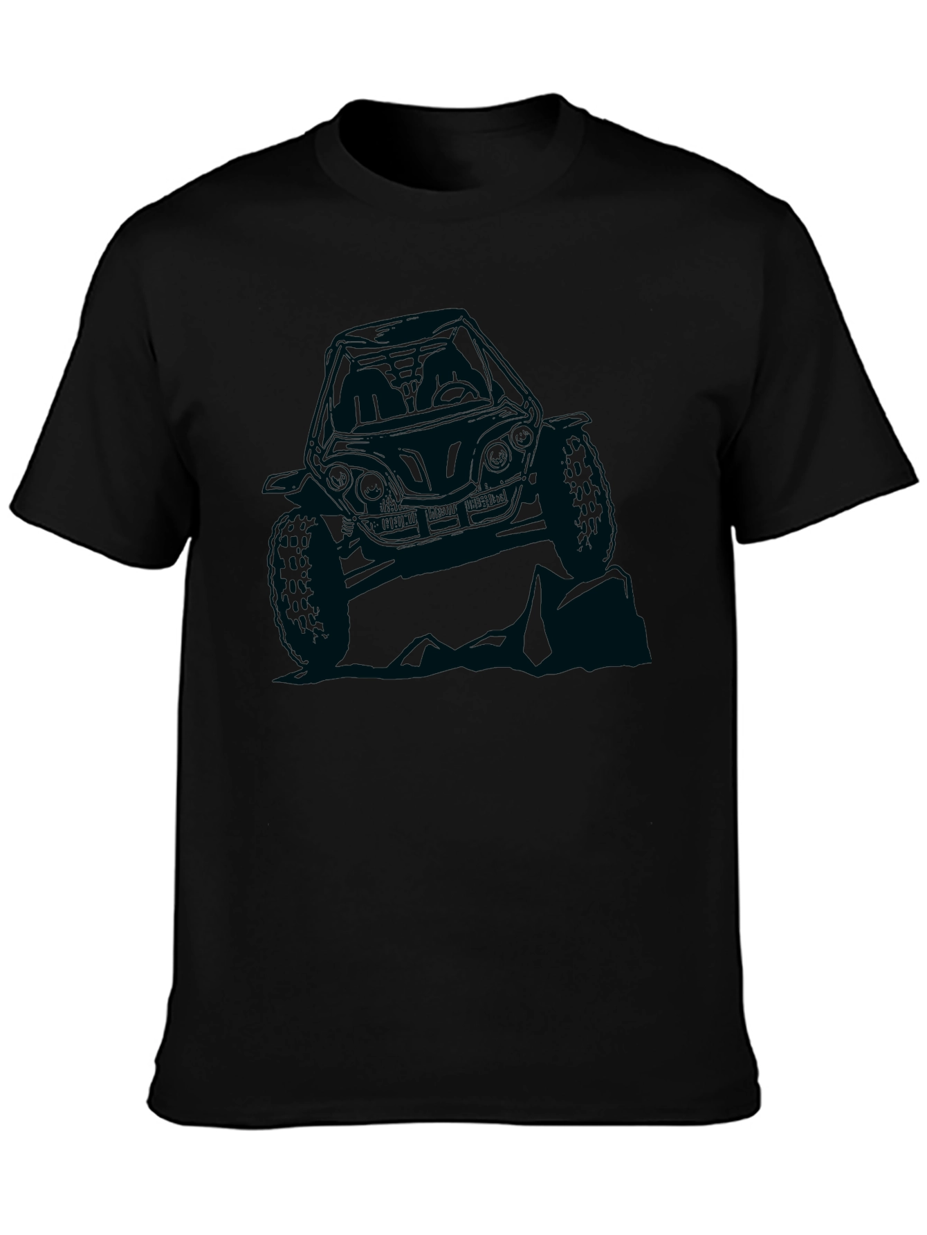 Off-Road Buggy Graphic T-Shirt - Black