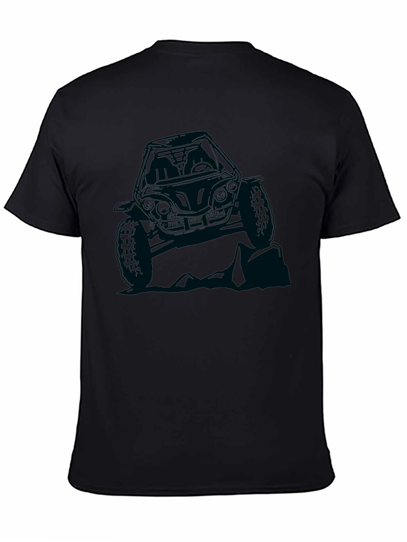 Off-Road Buggy Graphic T-Shirt - Black