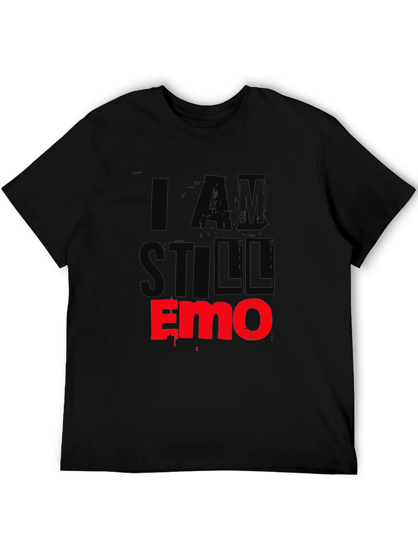 I Am Still Emo Black T-Shirt