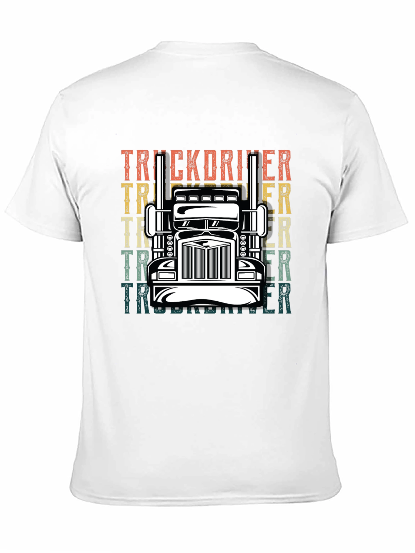 Truck Driver Graphic Tee - Retro Style