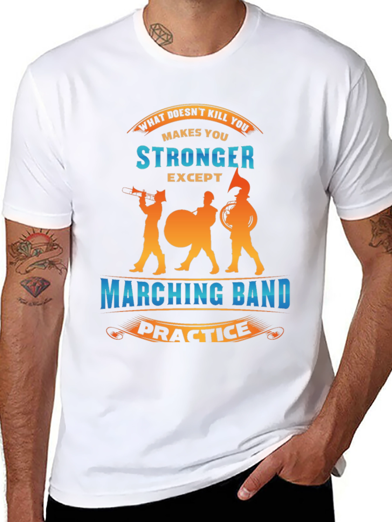 Marching Band Practice Makes You Stronger T-Shirt