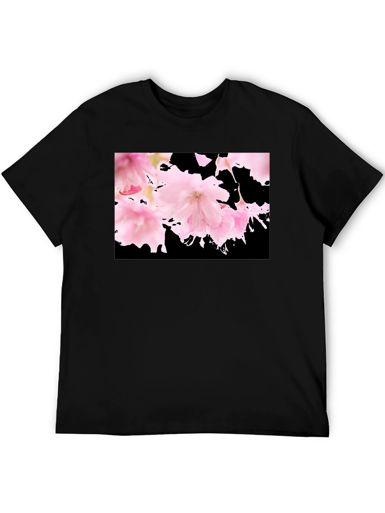 Floral Black T-Shirt