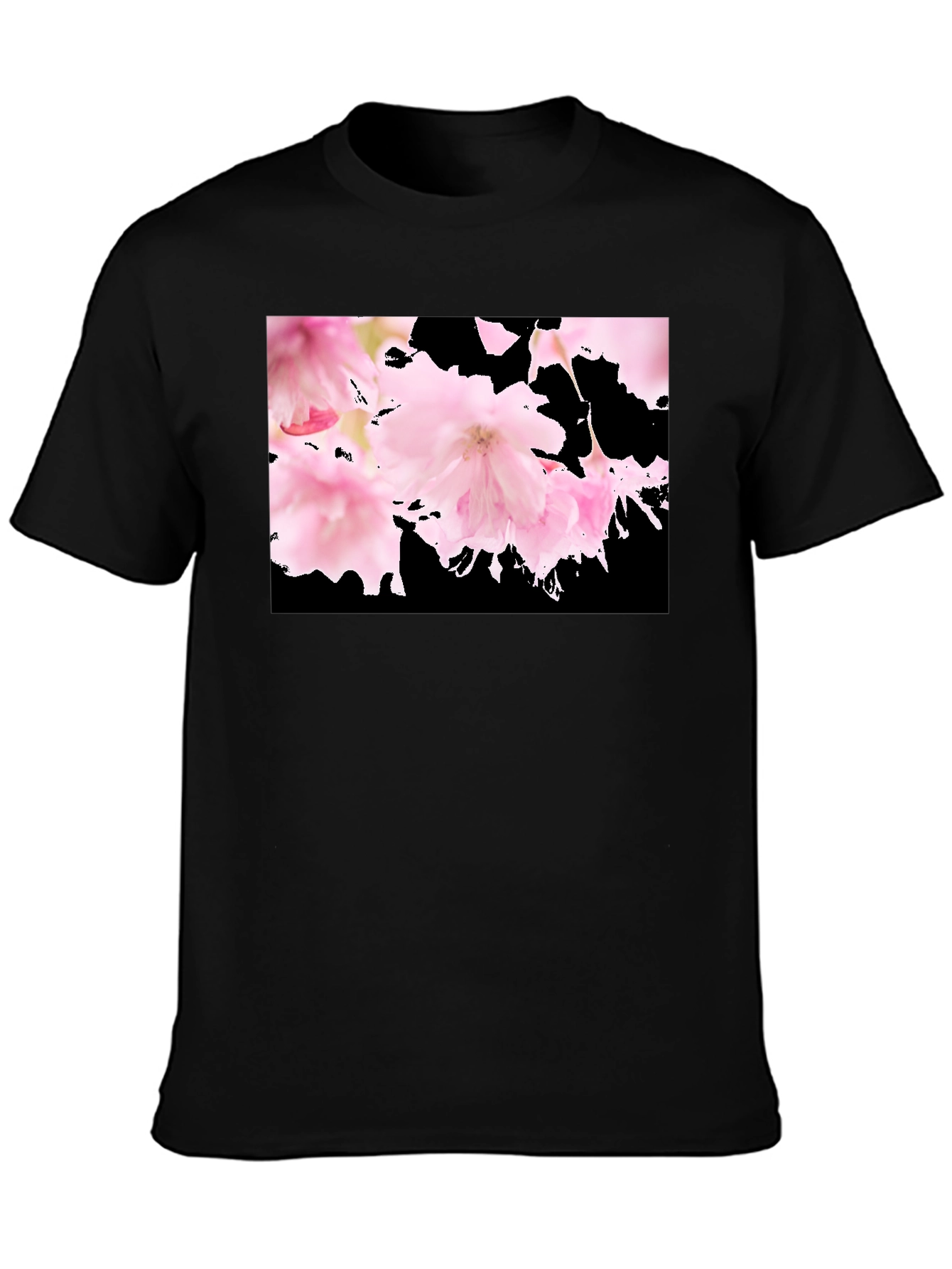 Floral Black T-Shirt