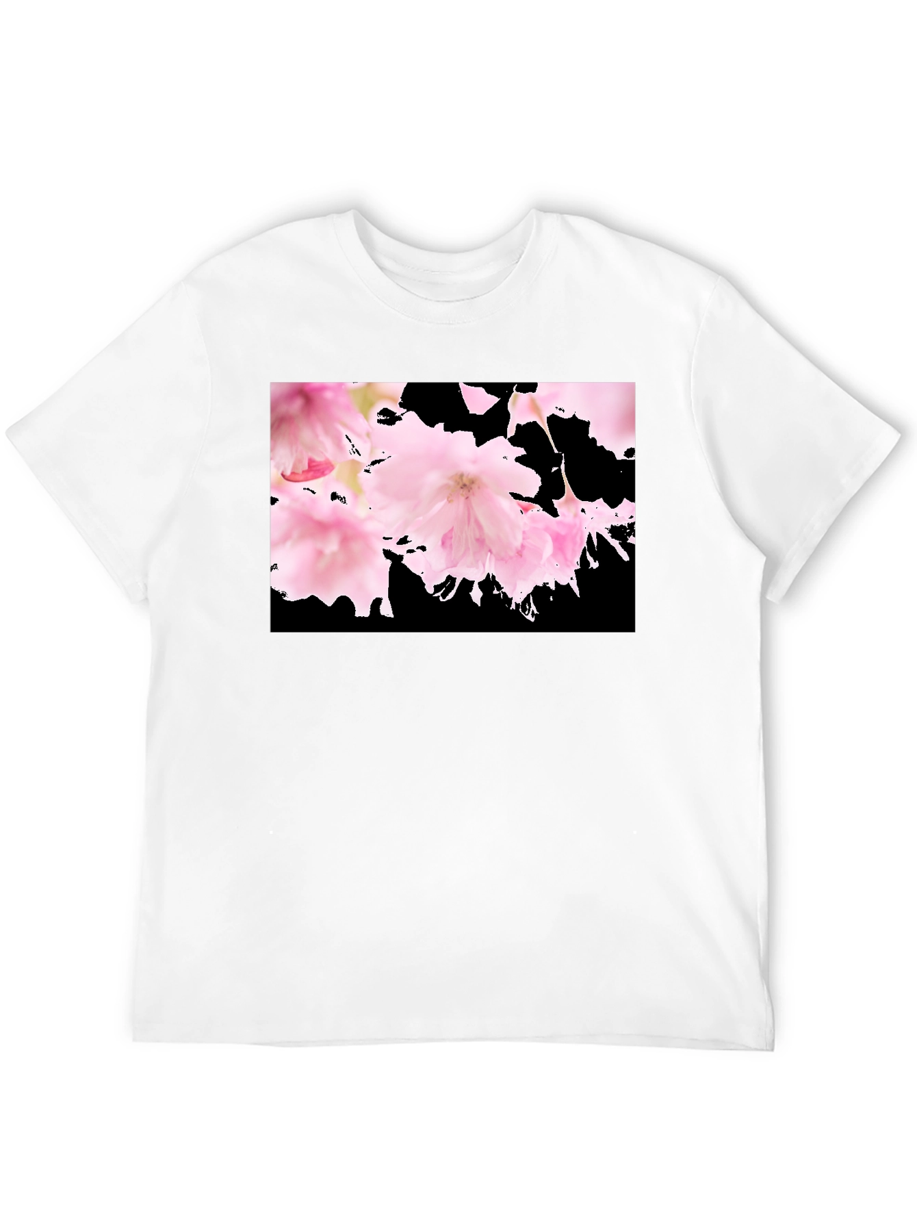 Floral Black T-Shirt