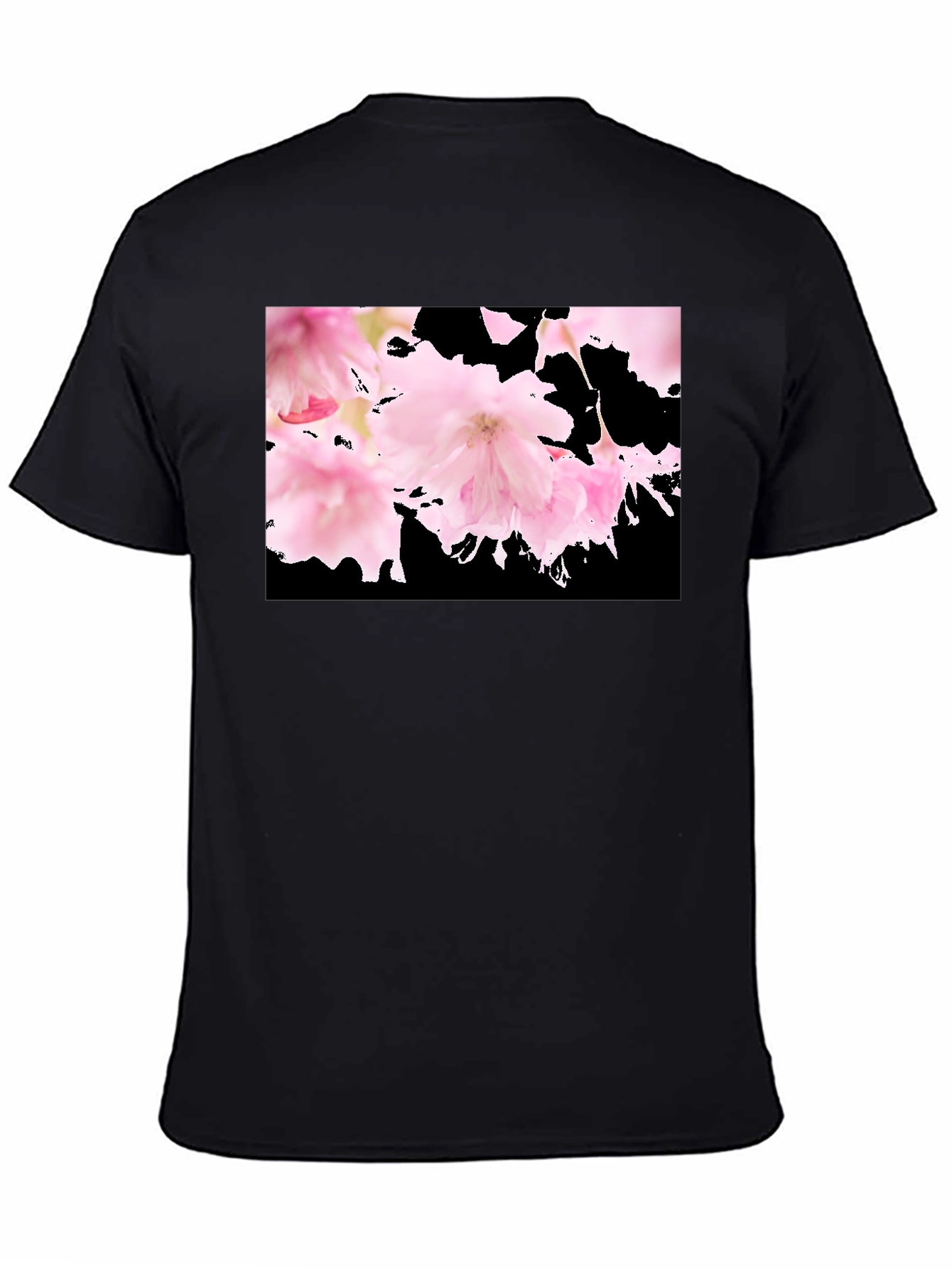Floral Black T-Shirt