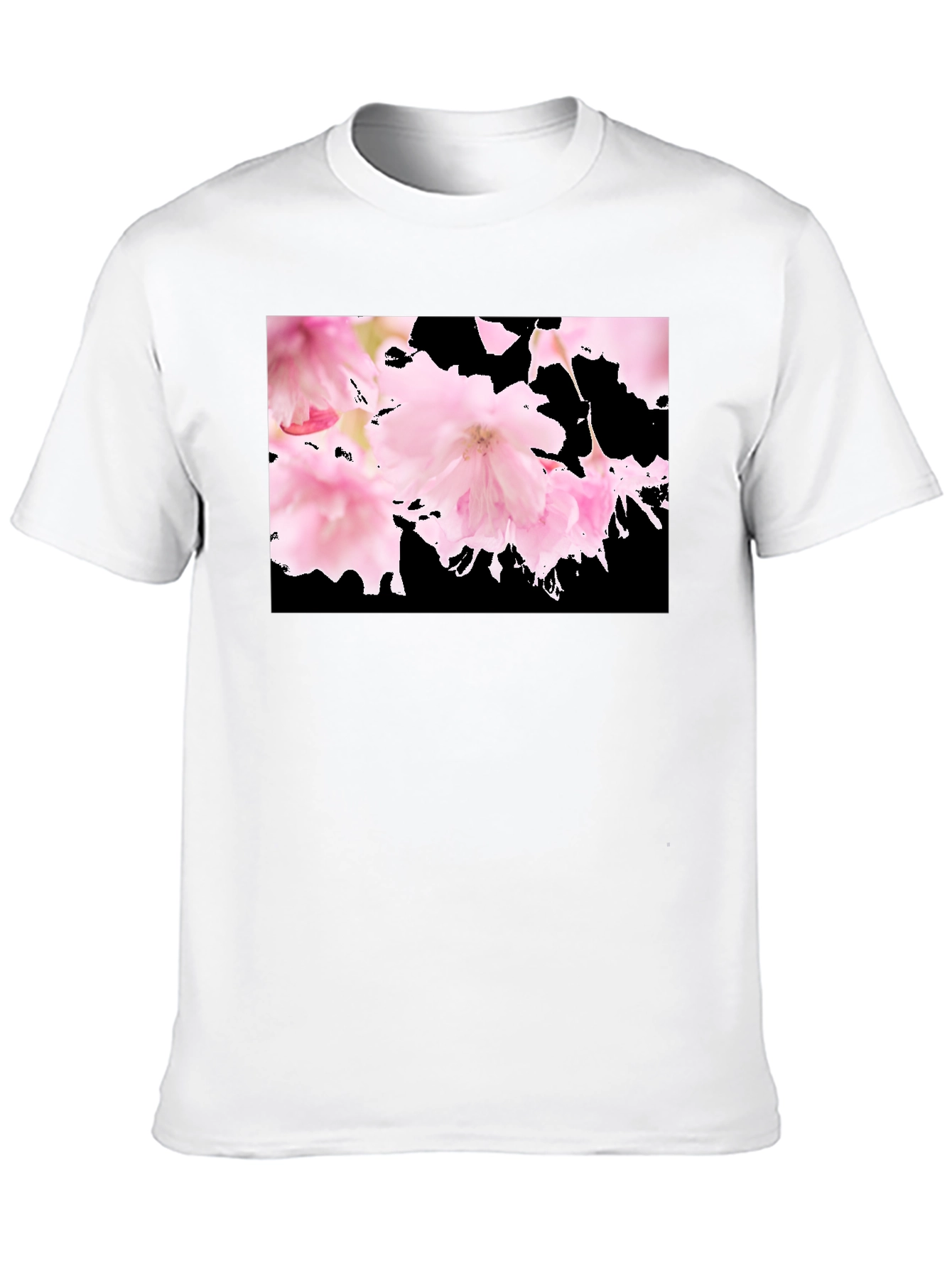 Floral Black T-Shirt