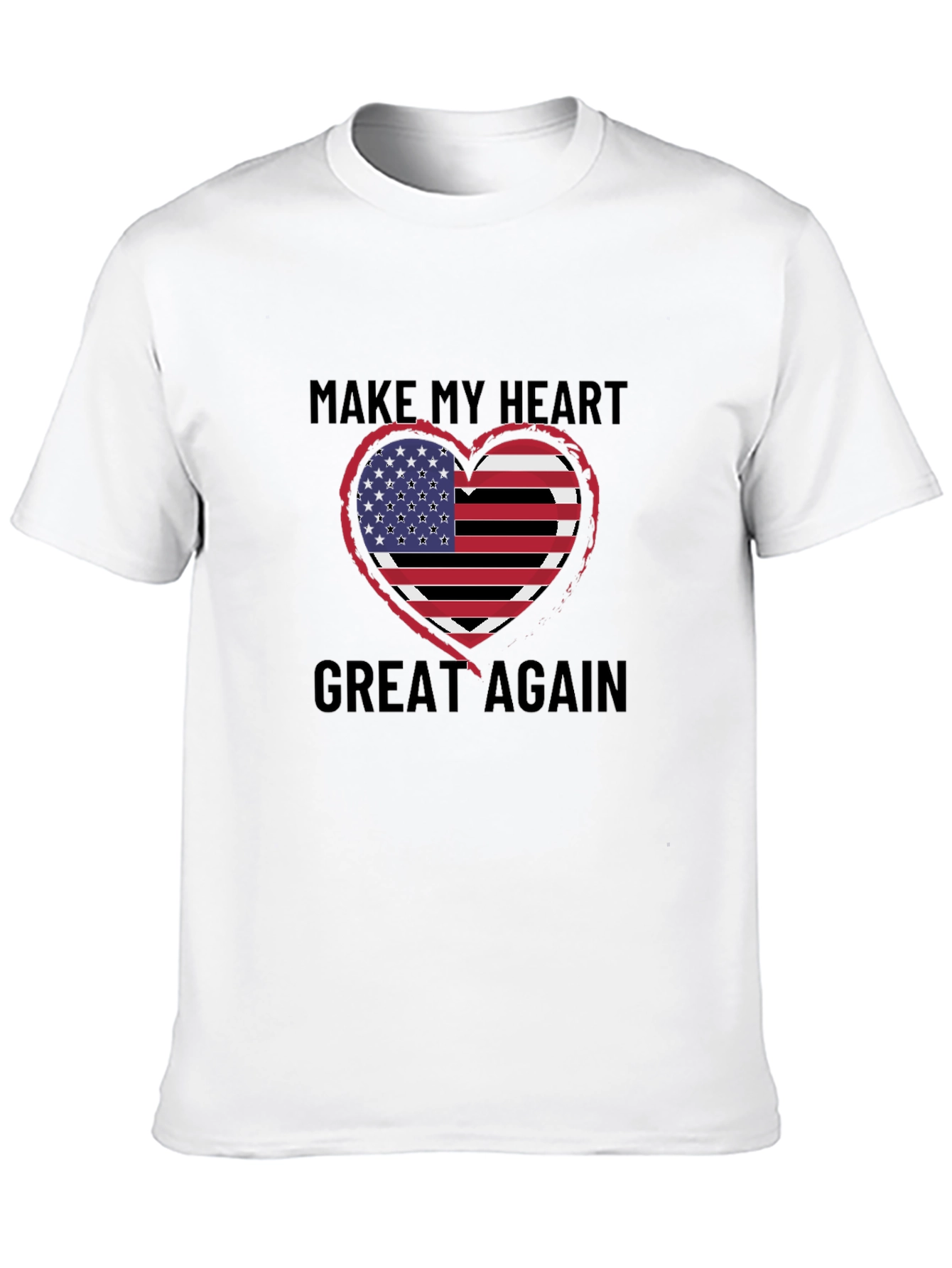Make My Heart Great Again Patriotic T-Shirt