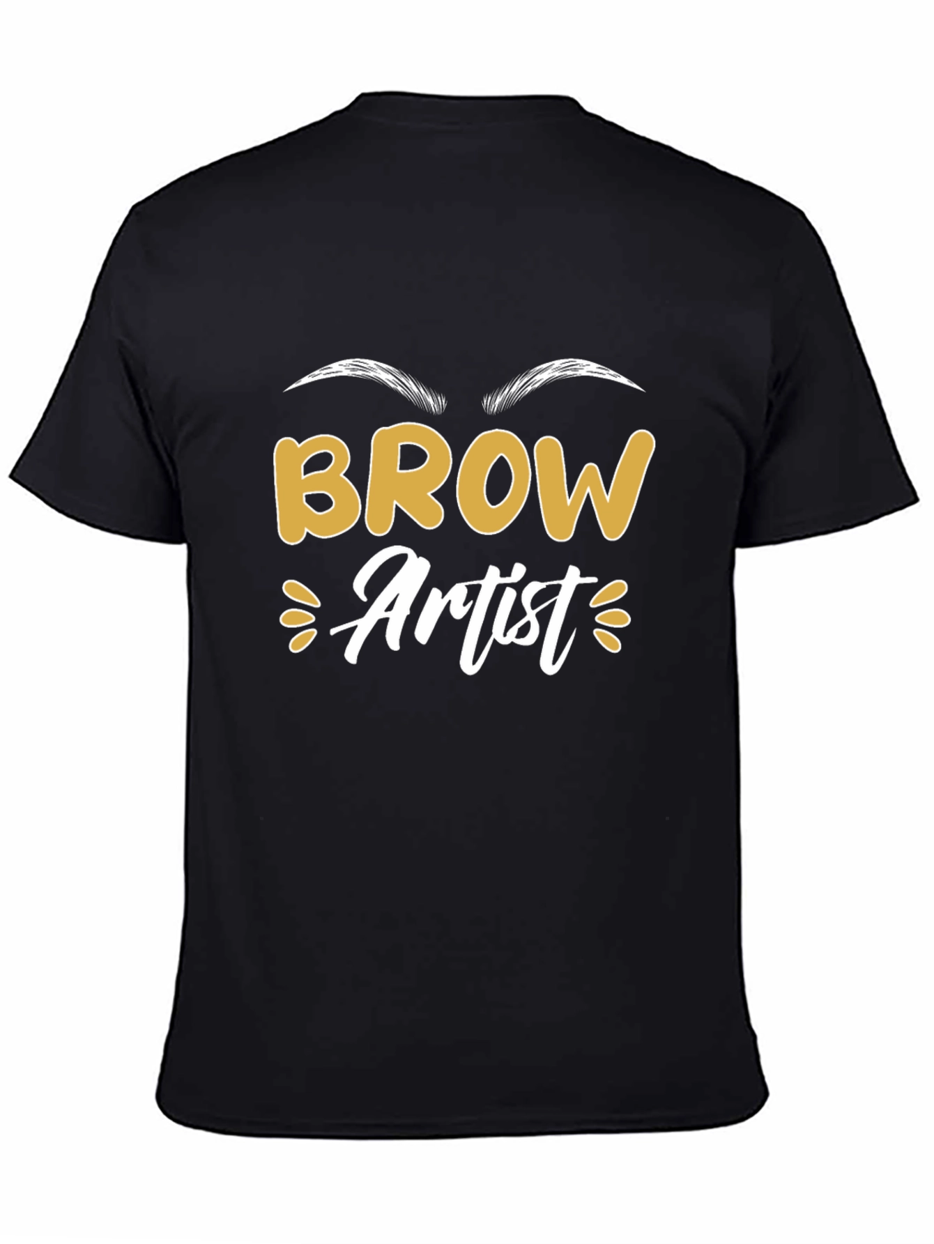 Brow Artist Graphic Tee - Black Unisex T-Shirt
