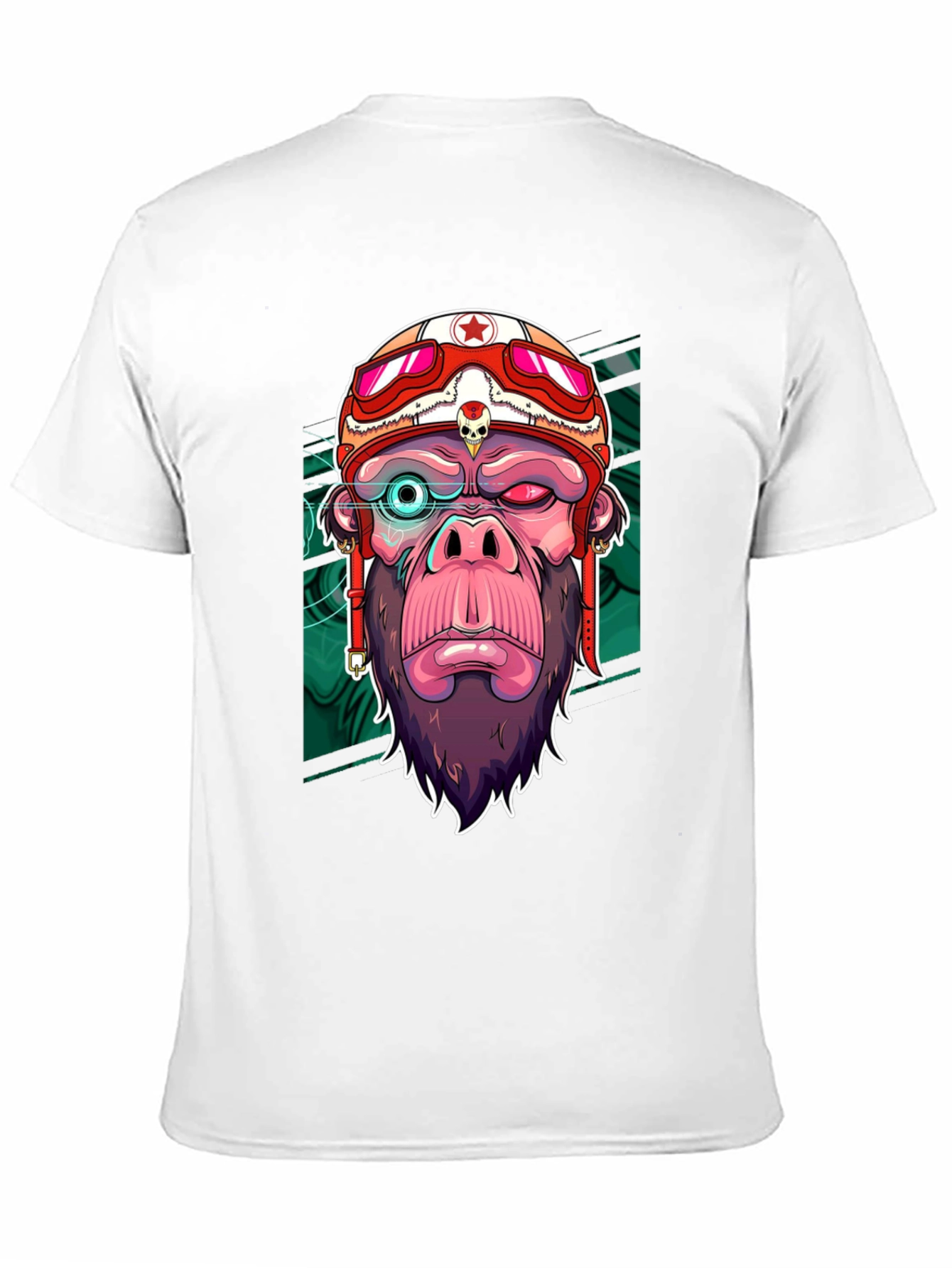 Cool Gorilla Rider Graphic T-Shirt