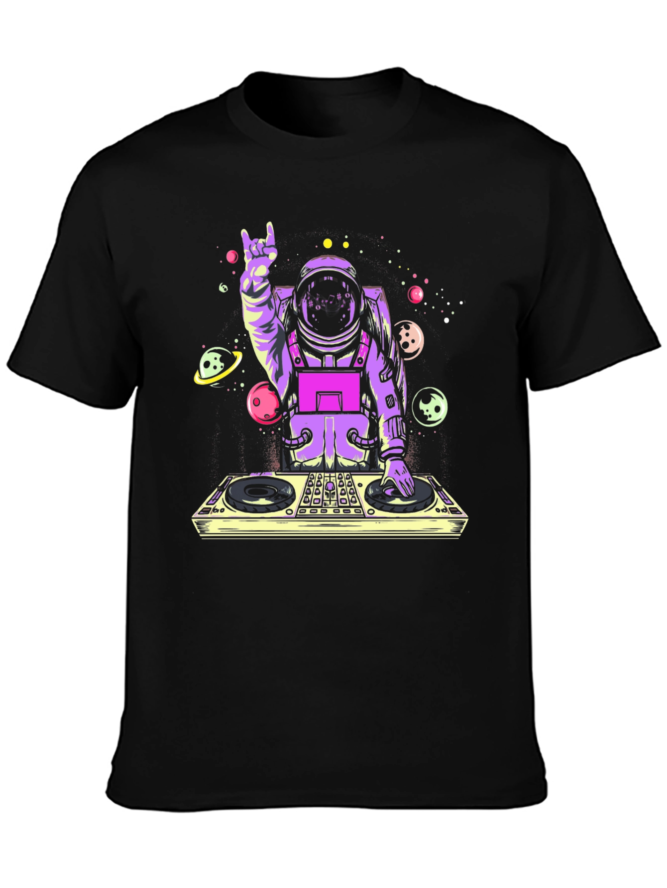 DJ Astronaut T-Shirt - Rock On in Space!