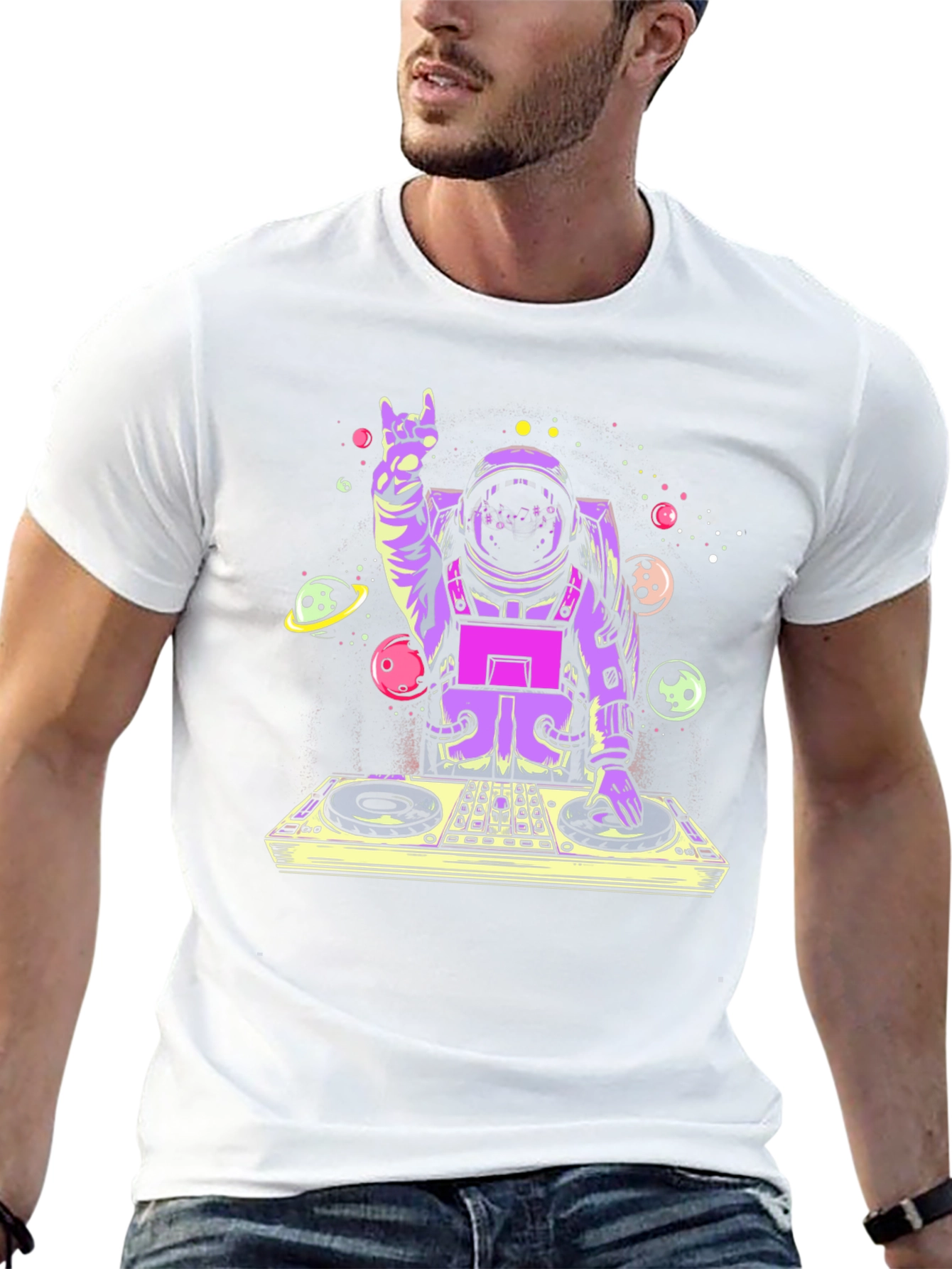 DJ Astronaut T-Shirt - Rock On in Space!