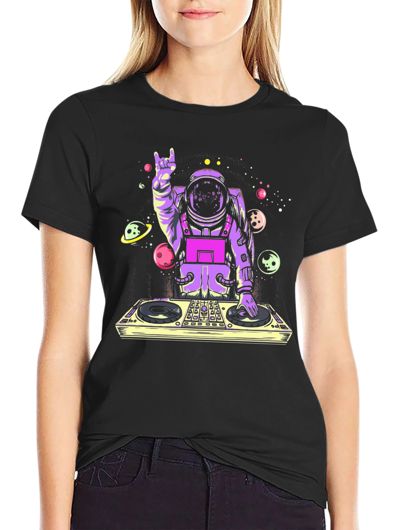 DJ Astronaut T-Shirt - Rock On in Space!