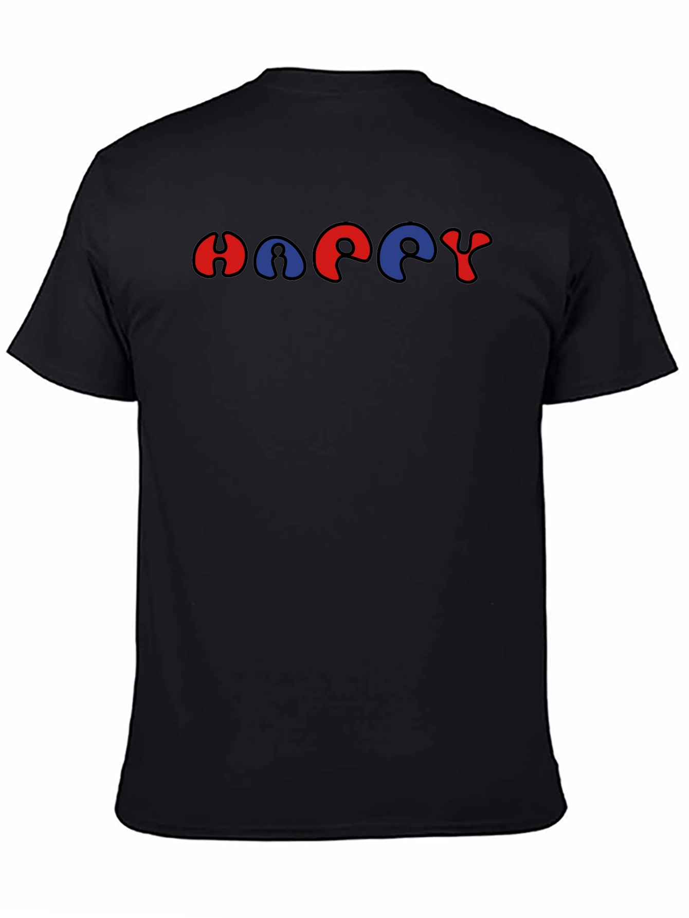 Retro HAPPY Graphic Tee - Unisex Short Sleeve