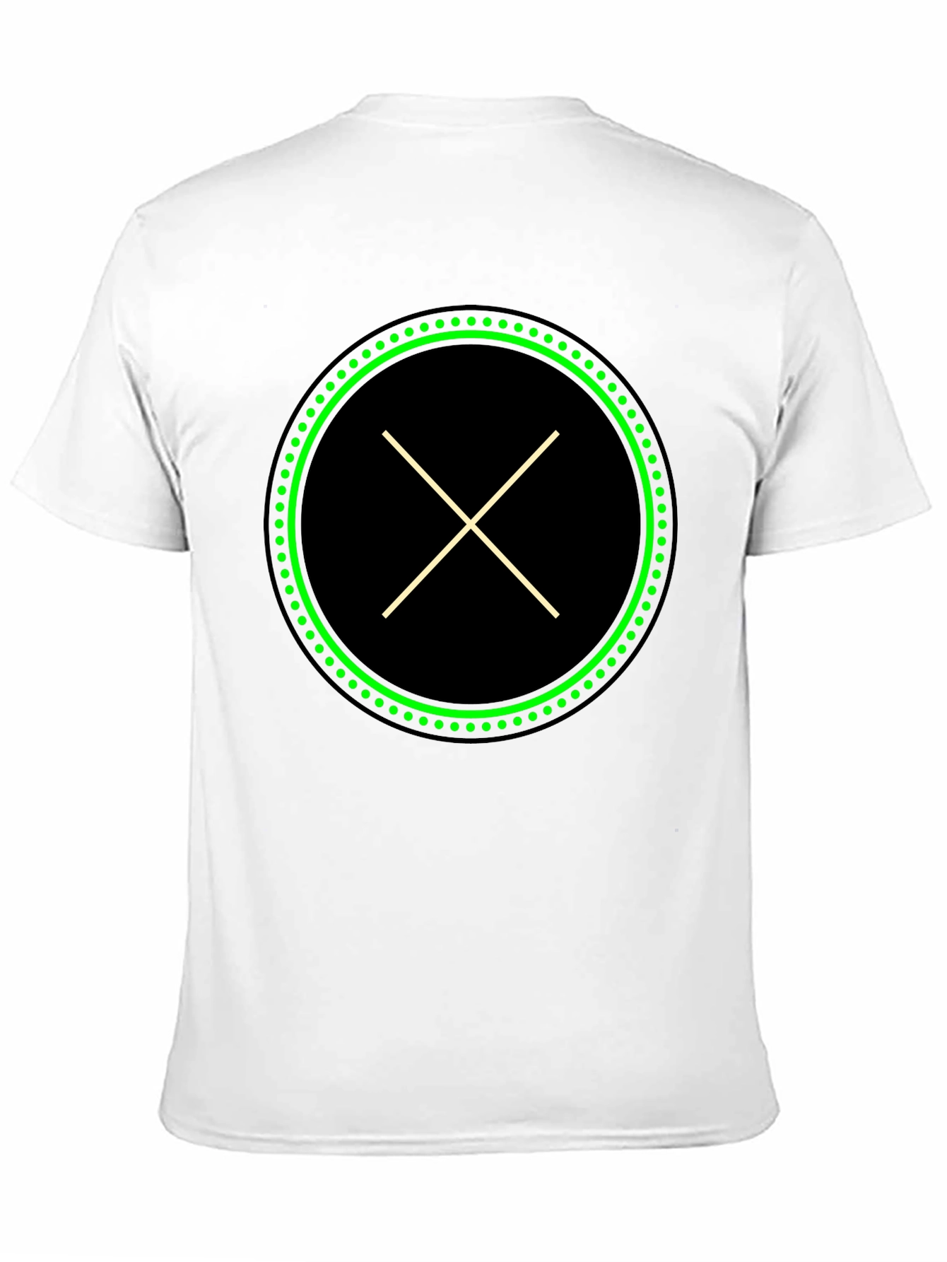 Modern X Graphic Black T-Shirt