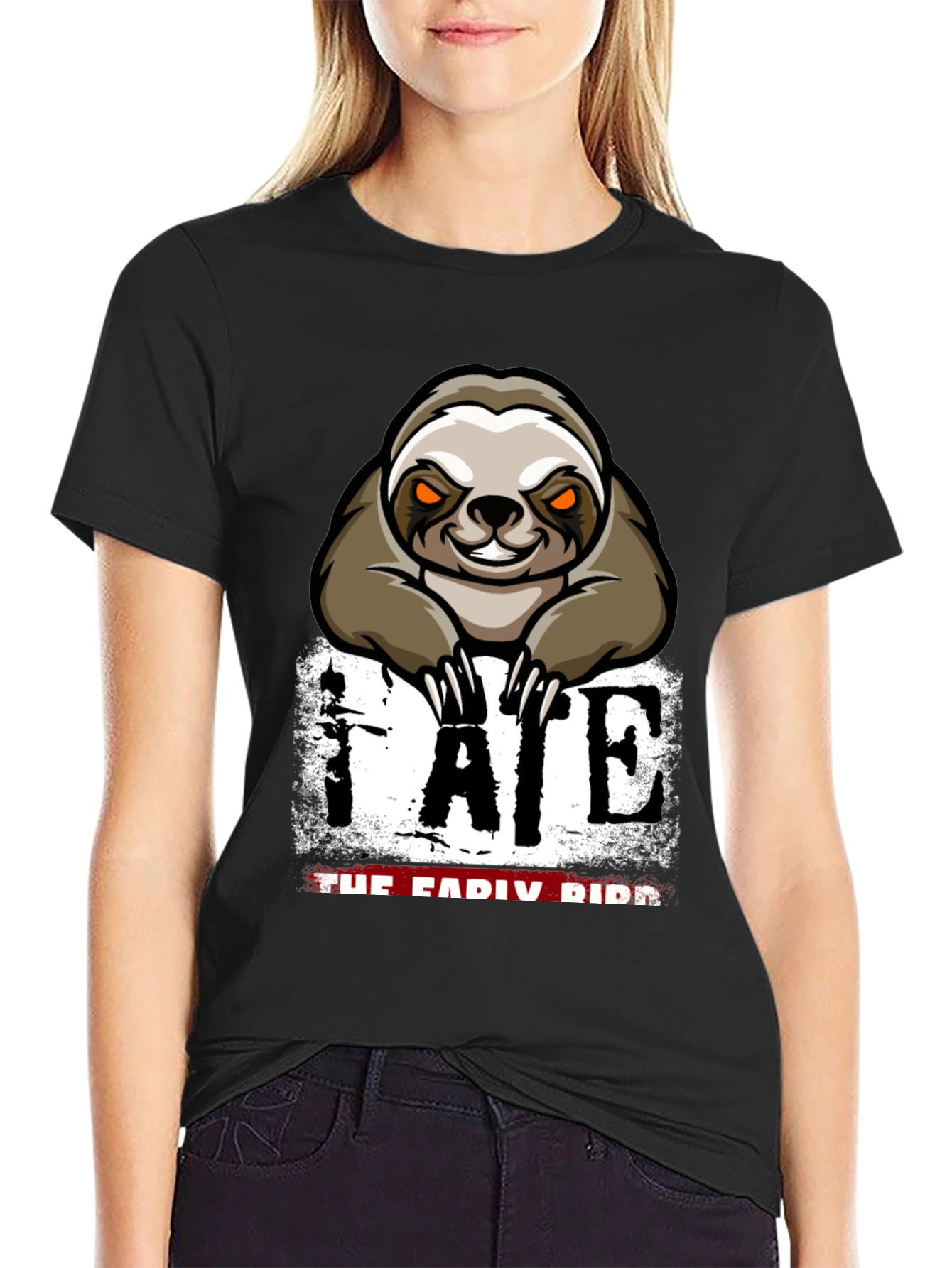 Sloth Fate Graphic T-Shirt - The Early Bird