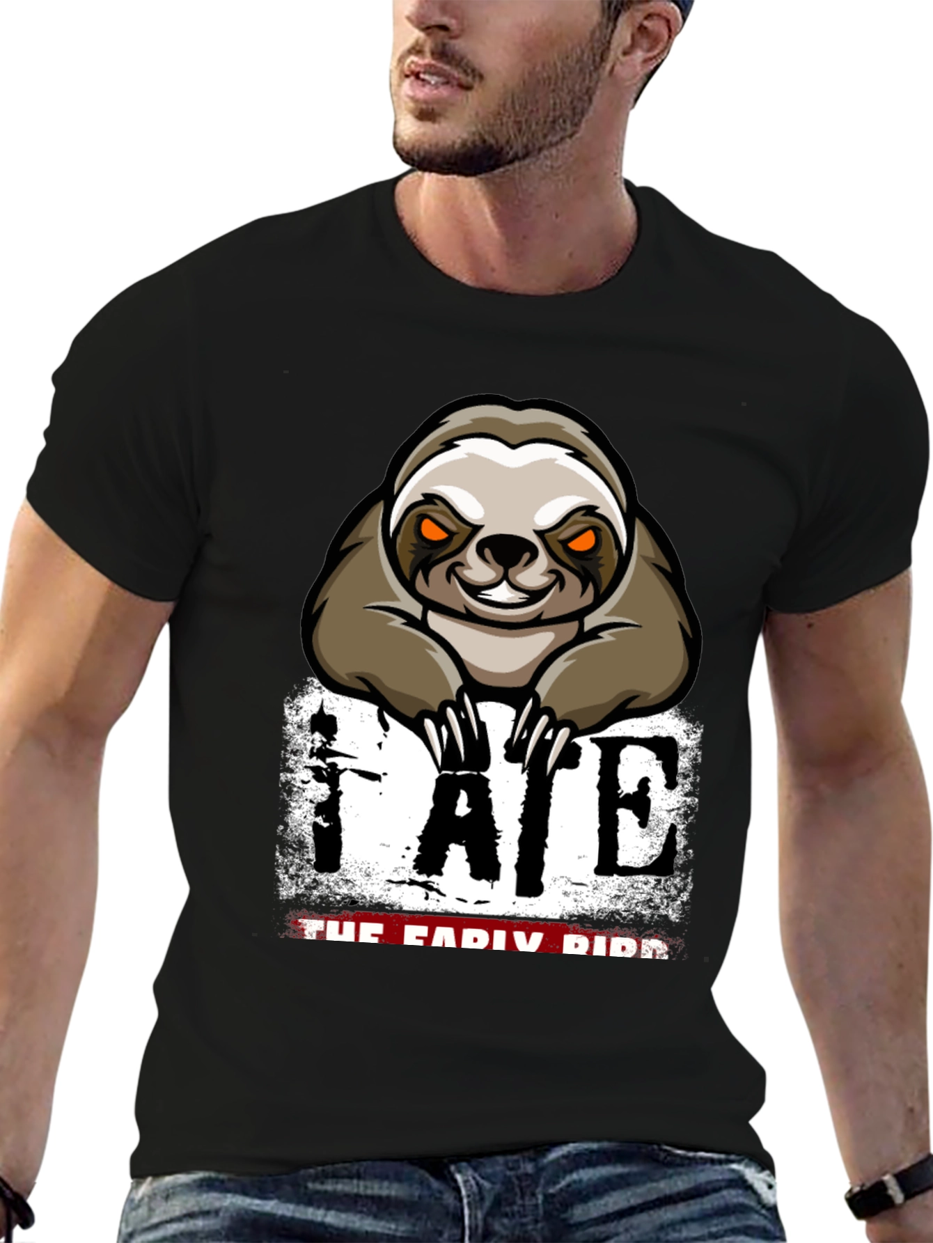 Sloth Fate Graphic T-Shirt - The Early Bird