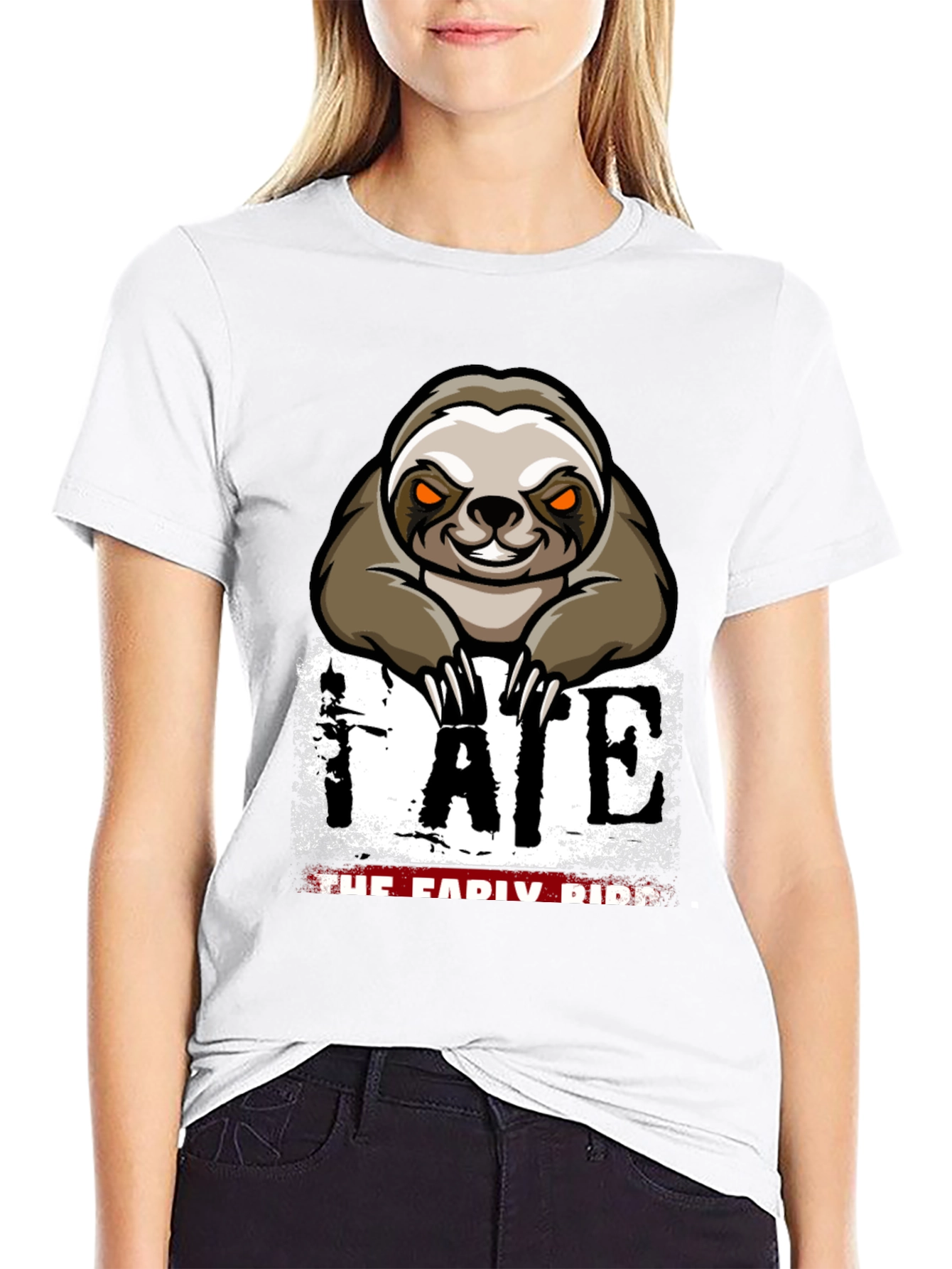 Sloth Fate Graphic T-Shirt - The Early Bird