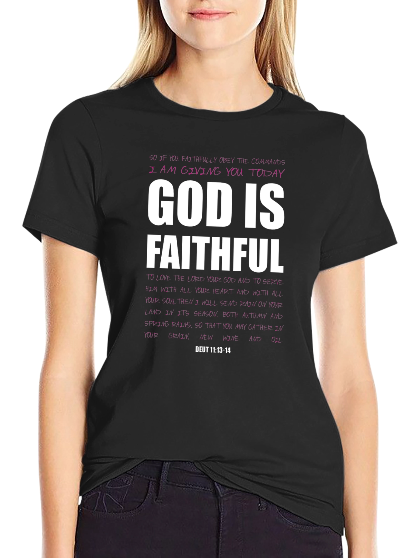 God Is Faithful Christian T-Shirt