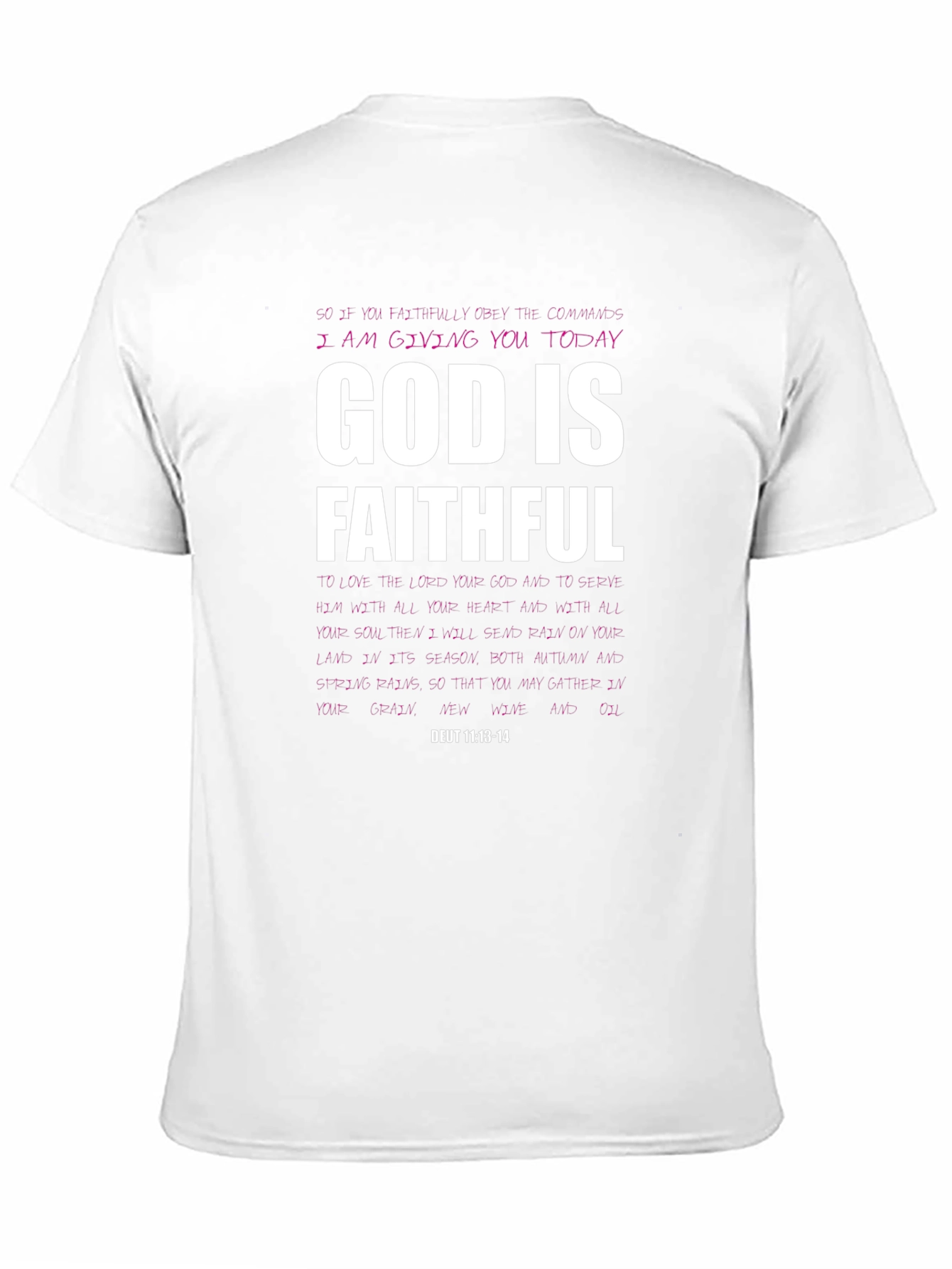 God Is Faithful Christian T-Shirt