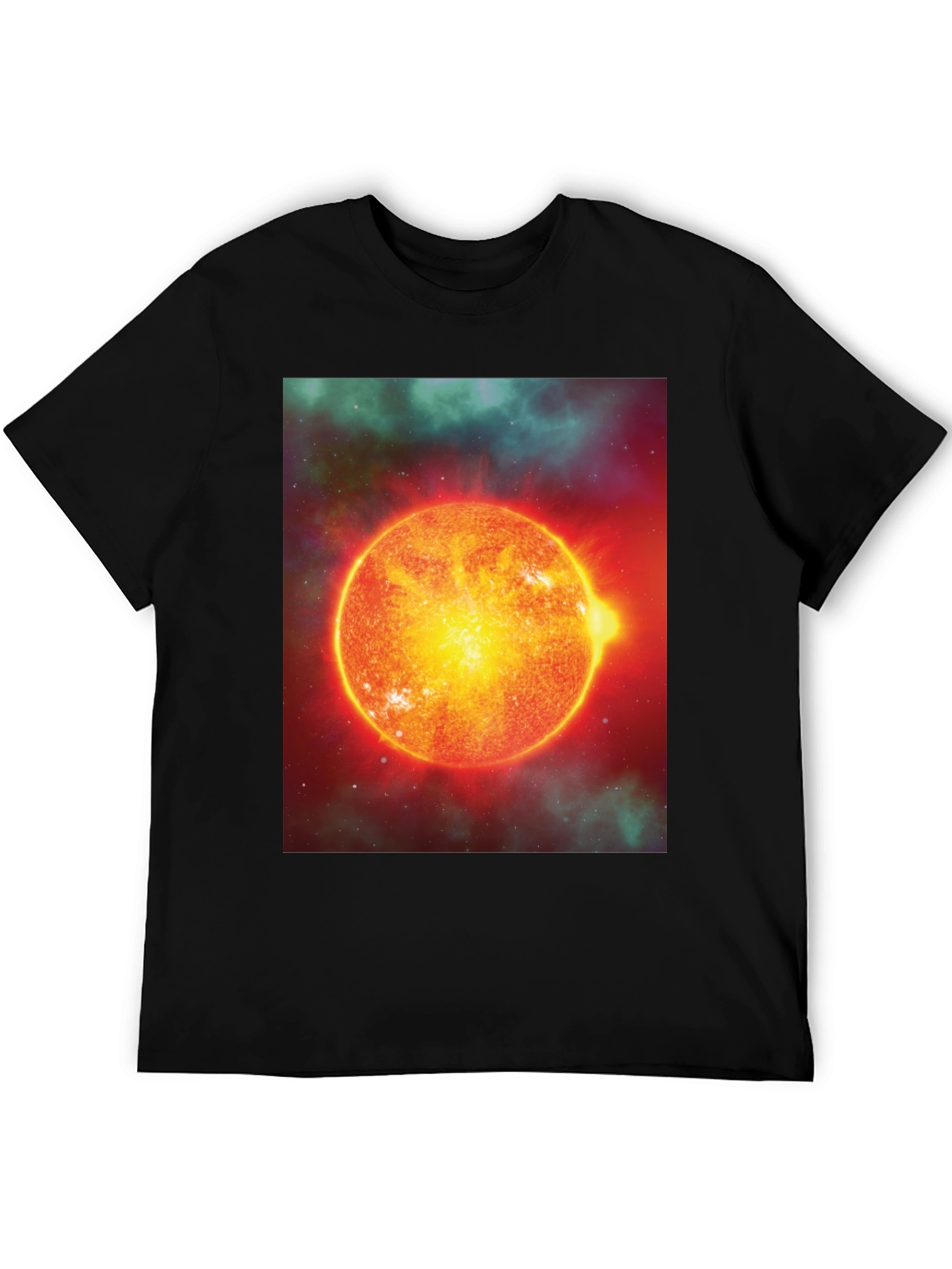 Solar System T-Shirt - Black Cotton Blend