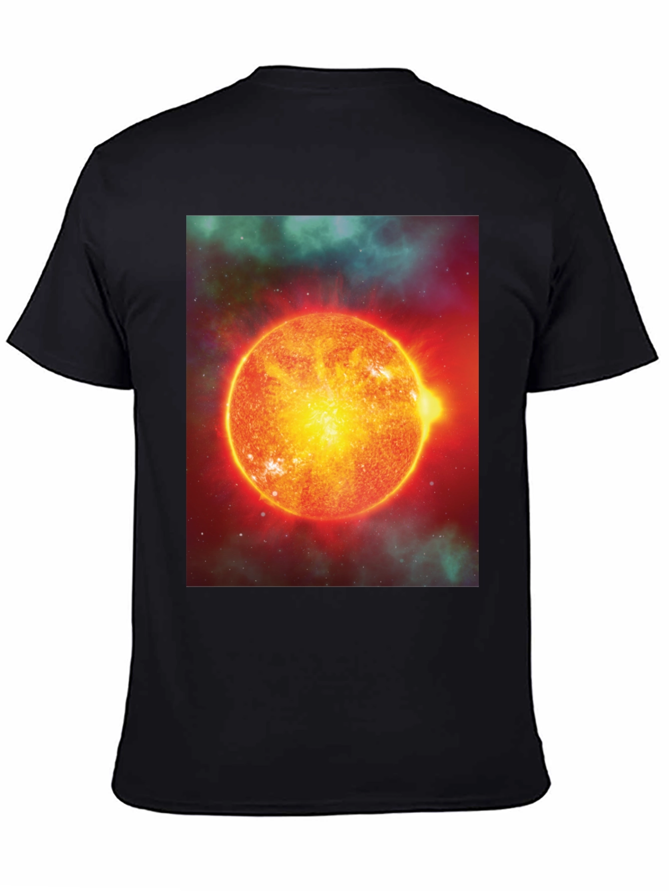 Solar System T-Shirt - Black Cotton Blend