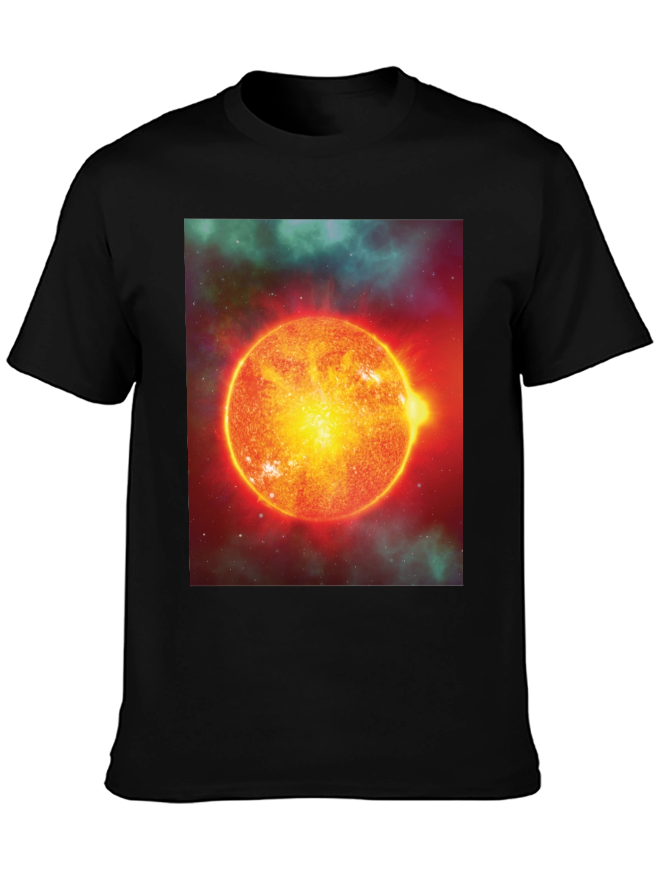 Solar System T-Shirt - Black Cotton Blend