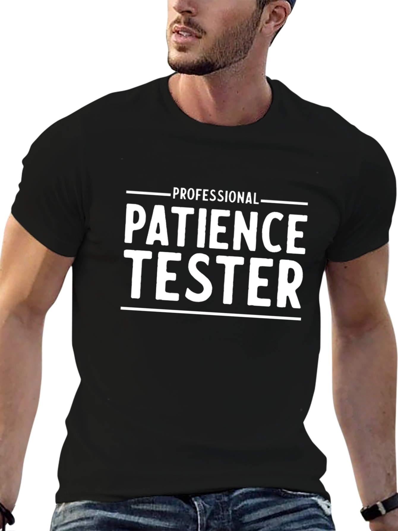 Professional Patience Tester T-Shirt Black