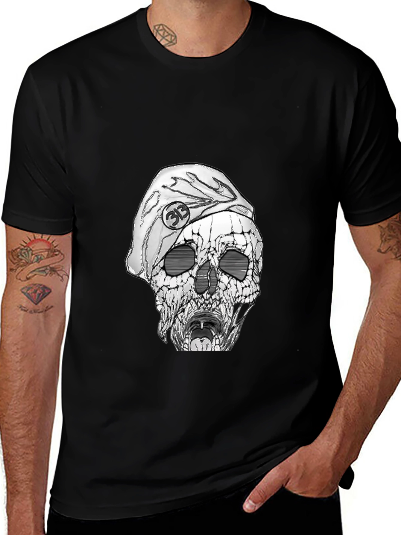 Skull Graphic T-Shirt - Cool Streetwear
