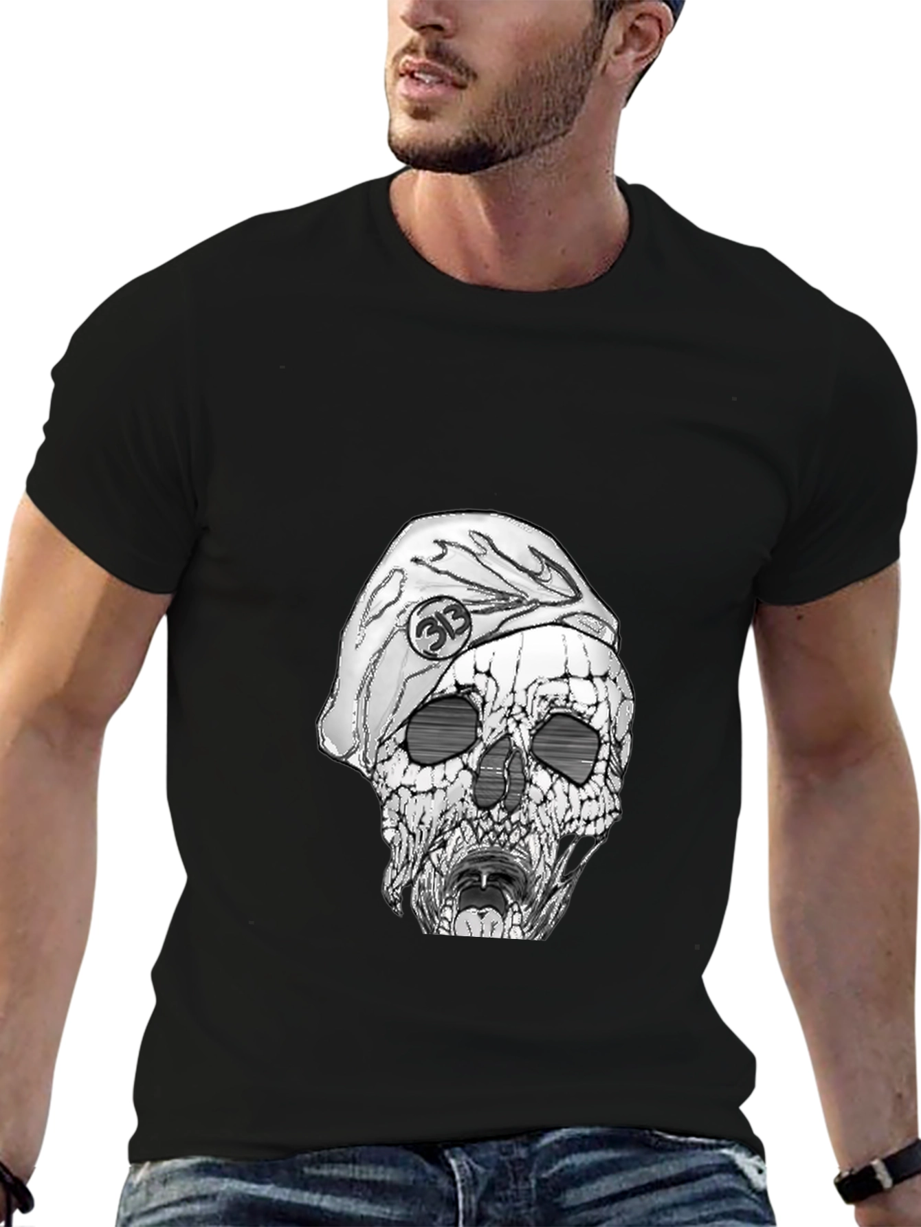 Skull Graphic T-Shirt - Cool Streetwear